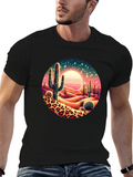 Retro Desert Cactus Graphic Tee