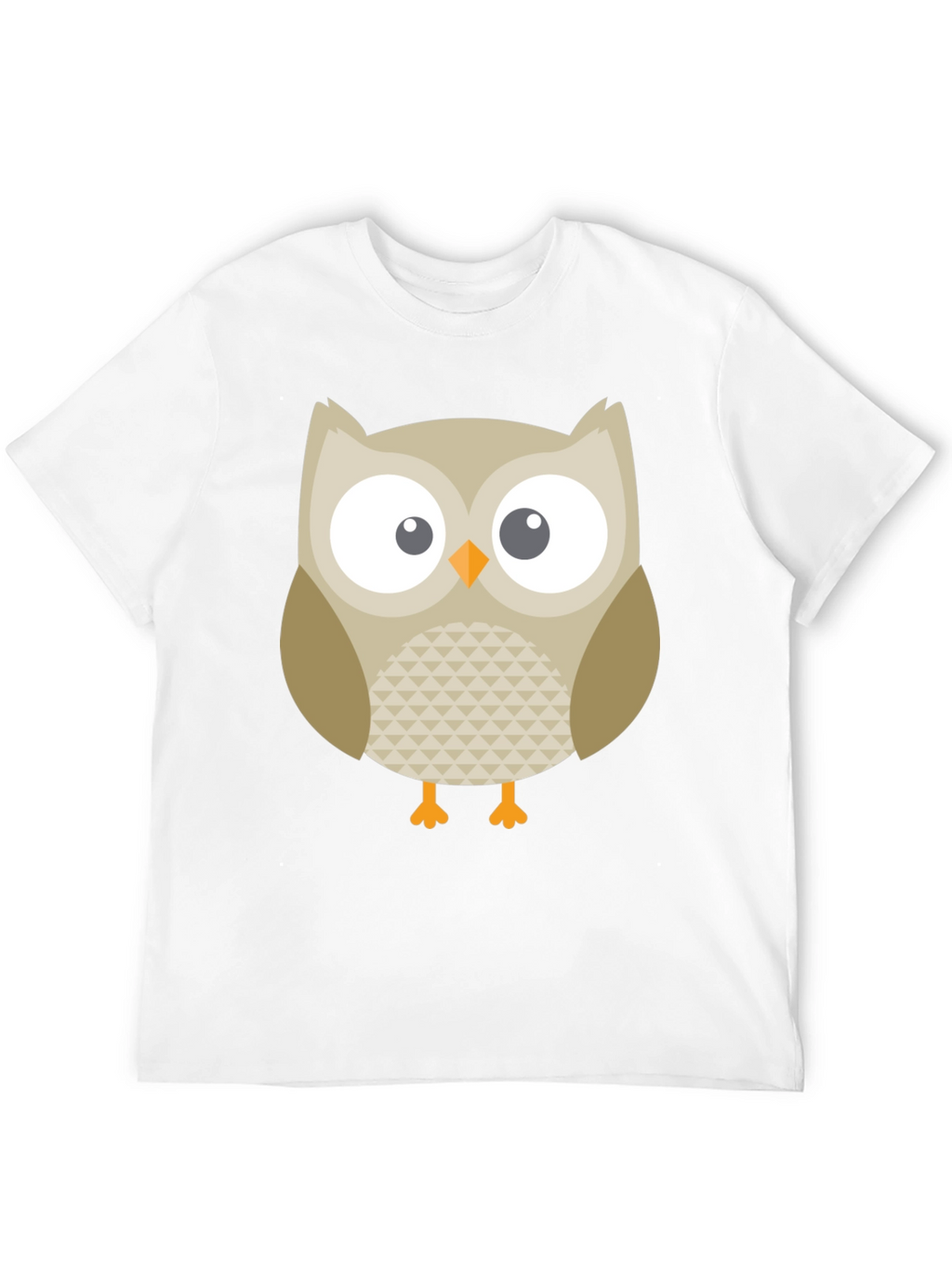 Owl Graphic Tee - Black Cotton Blend Comfort