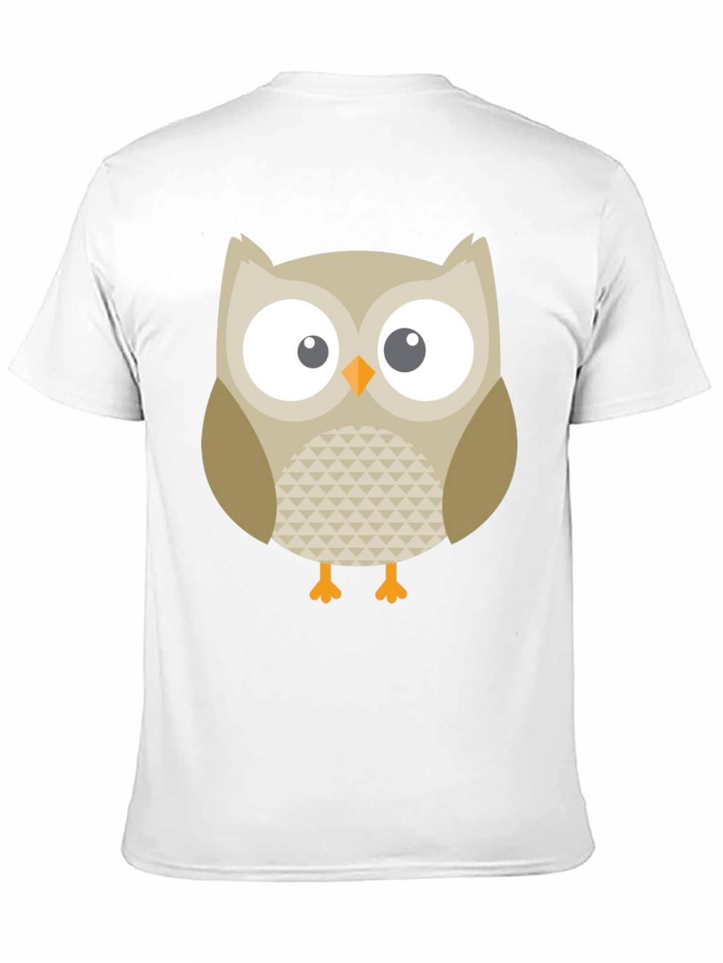 Owl Graphic Tee - Black Cotton Blend Comfort