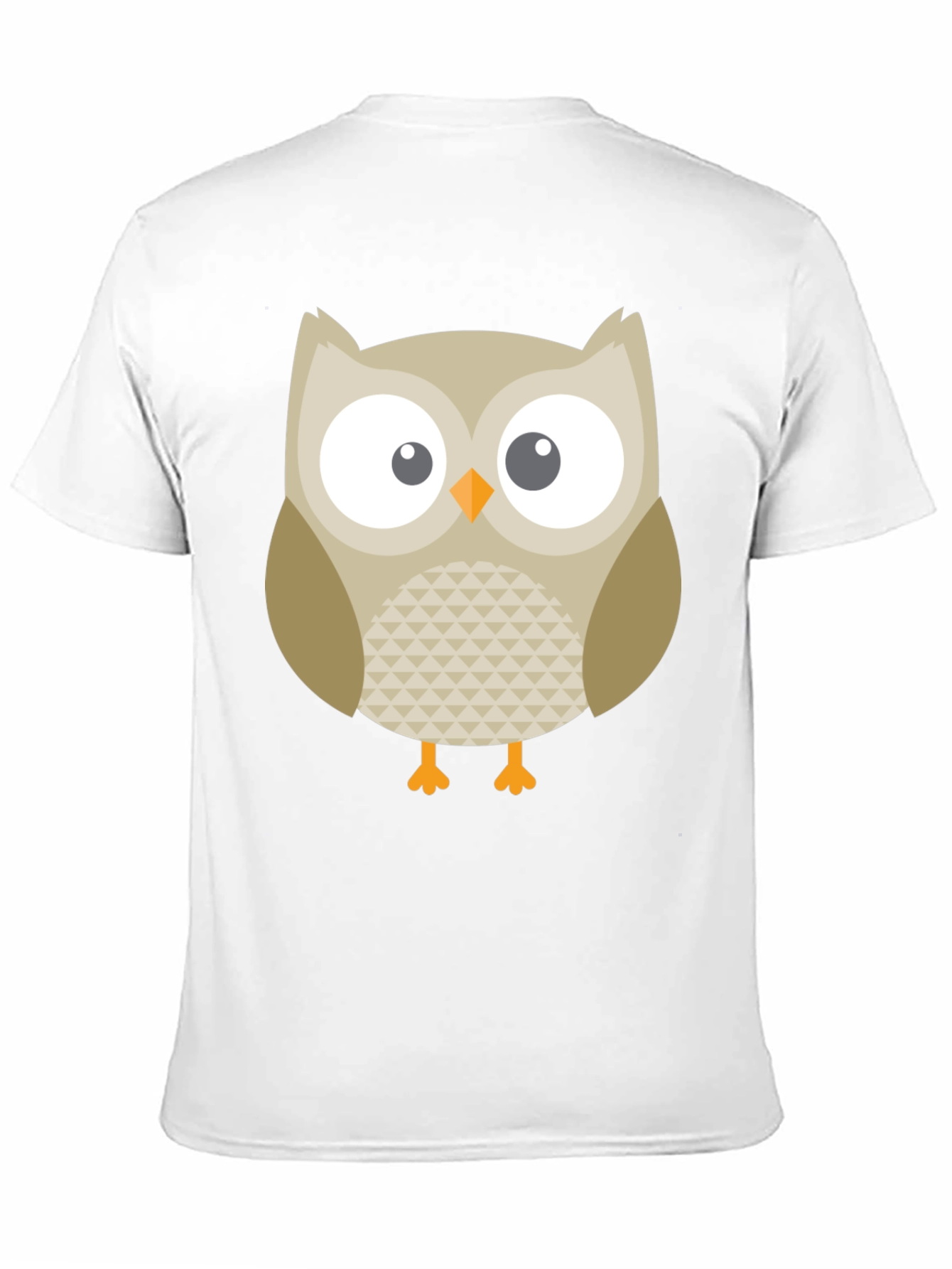 Owl Graphic Tee - Black Cotton Blend Comfort