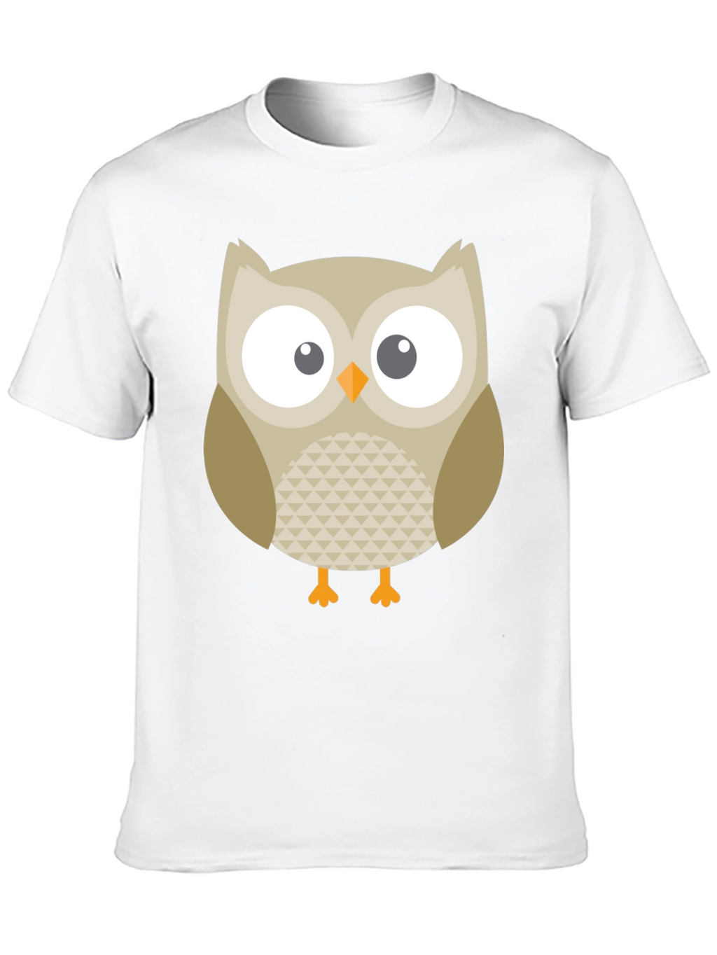 Owl Graphic Tee - Black Cotton Blend Comfort