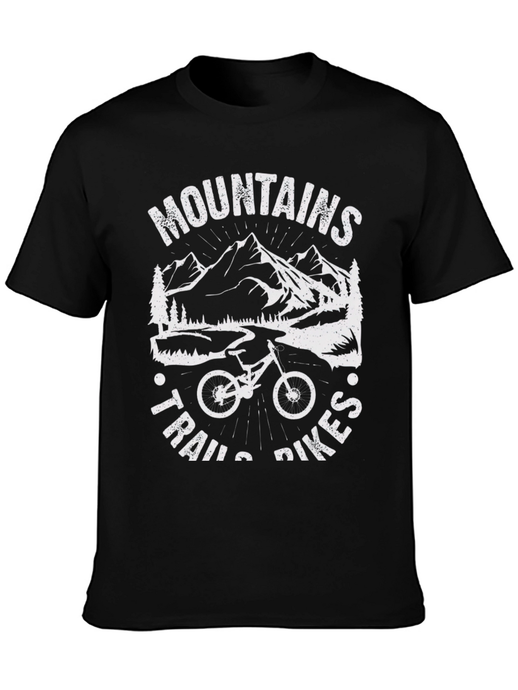 Mountains Trails Bikes T-Shirt