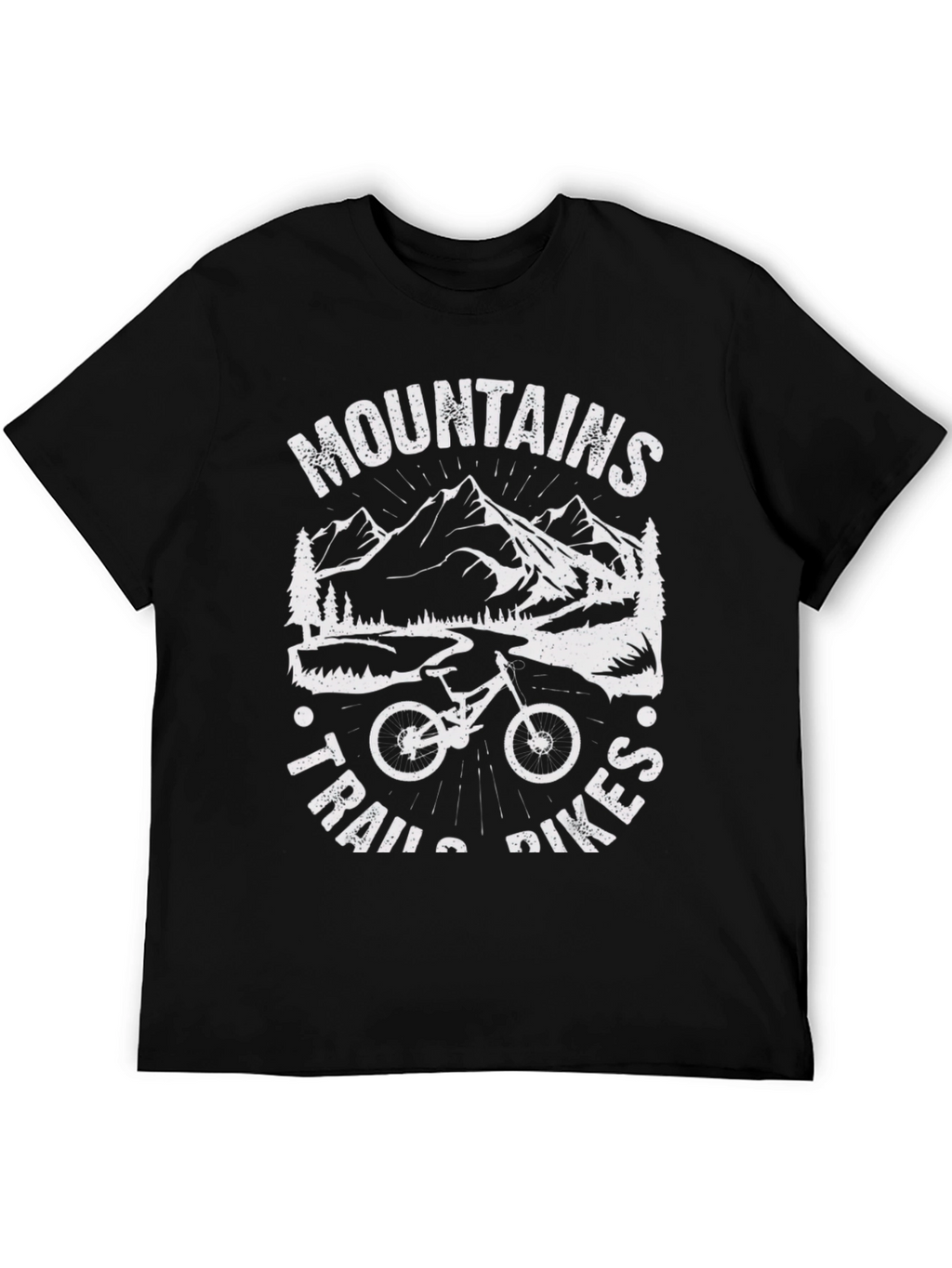 Mountains Trails Bikes T-Shirt