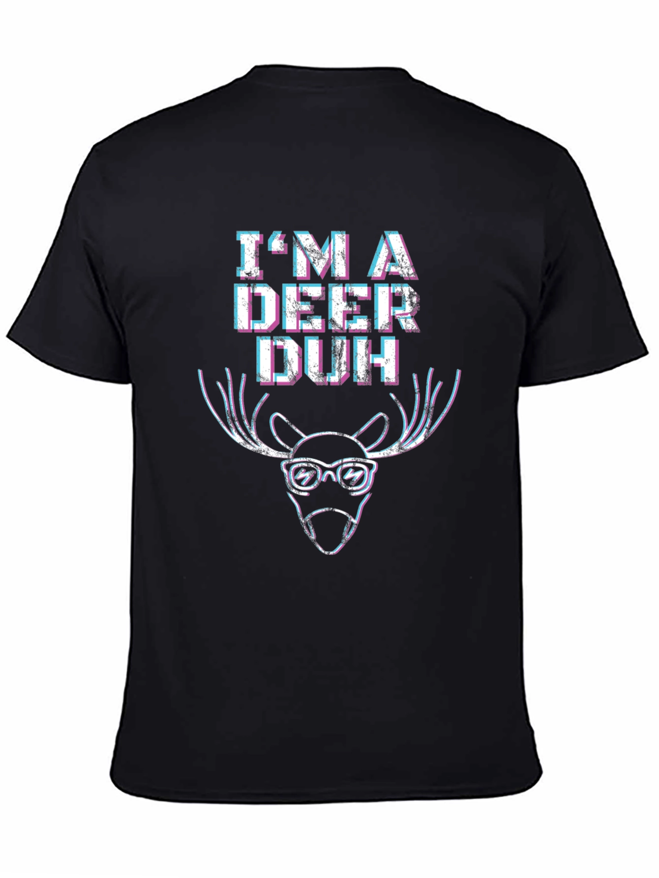 Im a Deer Duh Black T-Shirt