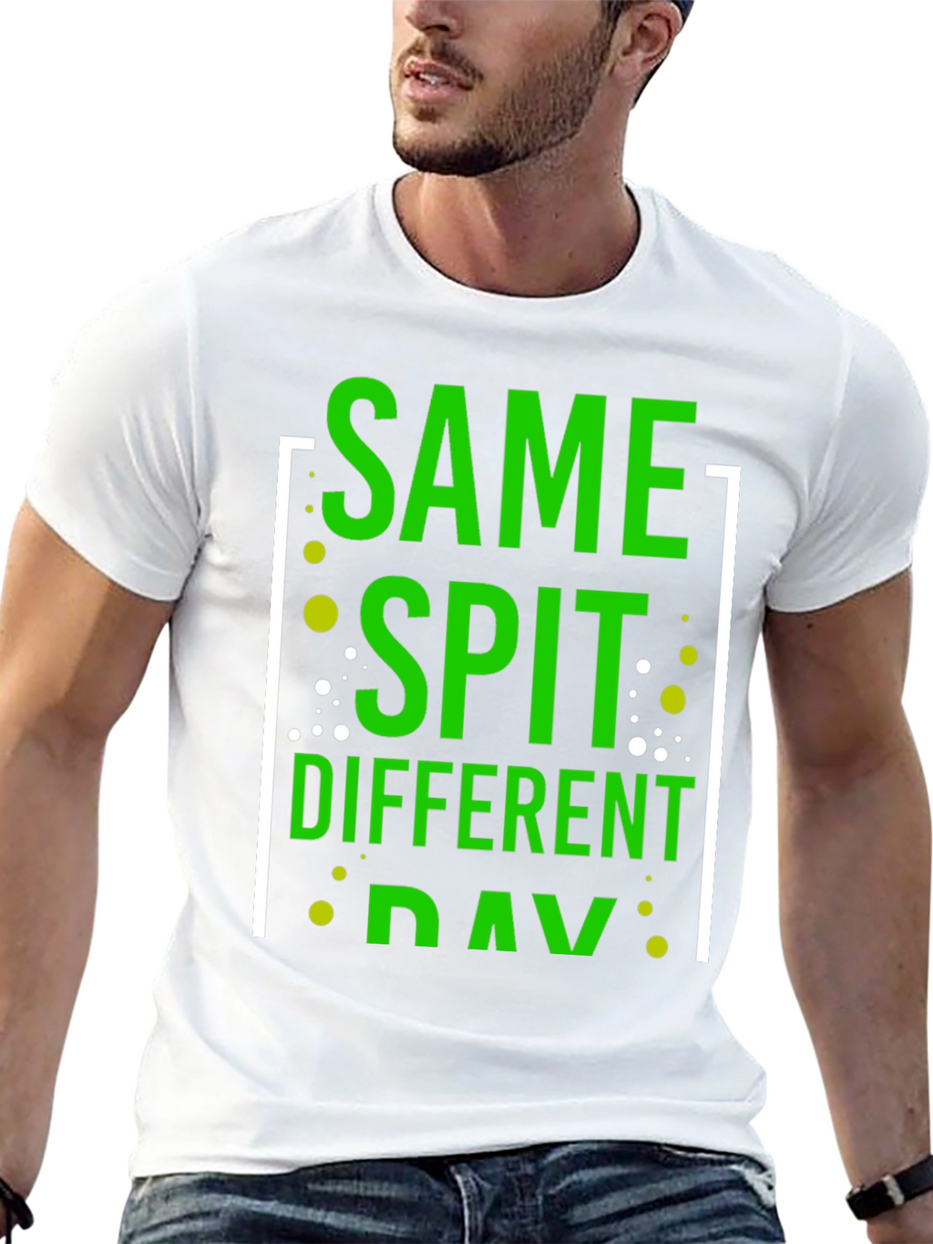 Same Spit Different Day Funny Graphic T-Shirt