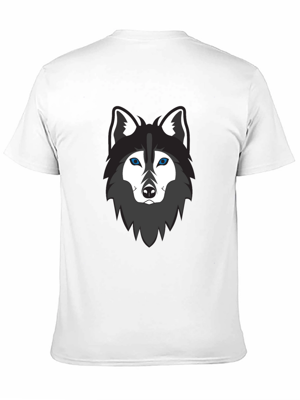 Cool Wolf Graphic T-Shirt - Mens Black Tee