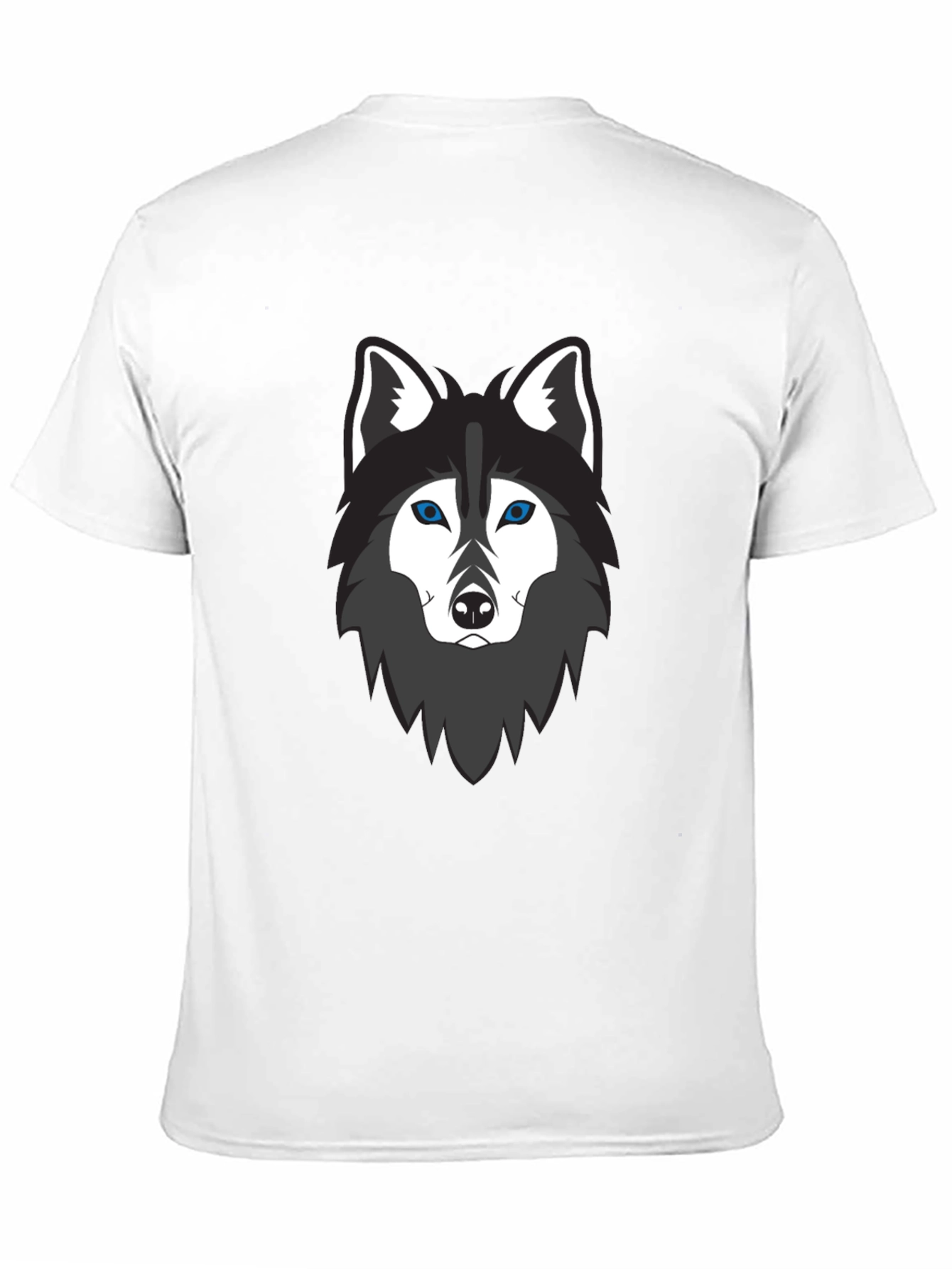 Cool Wolf Graphic T-Shirt - Mens Black Tee