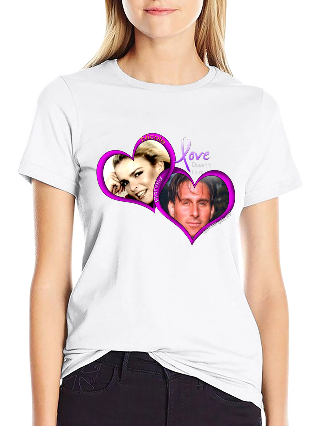 Personalized Love Doesnt Hurt T-Shirt