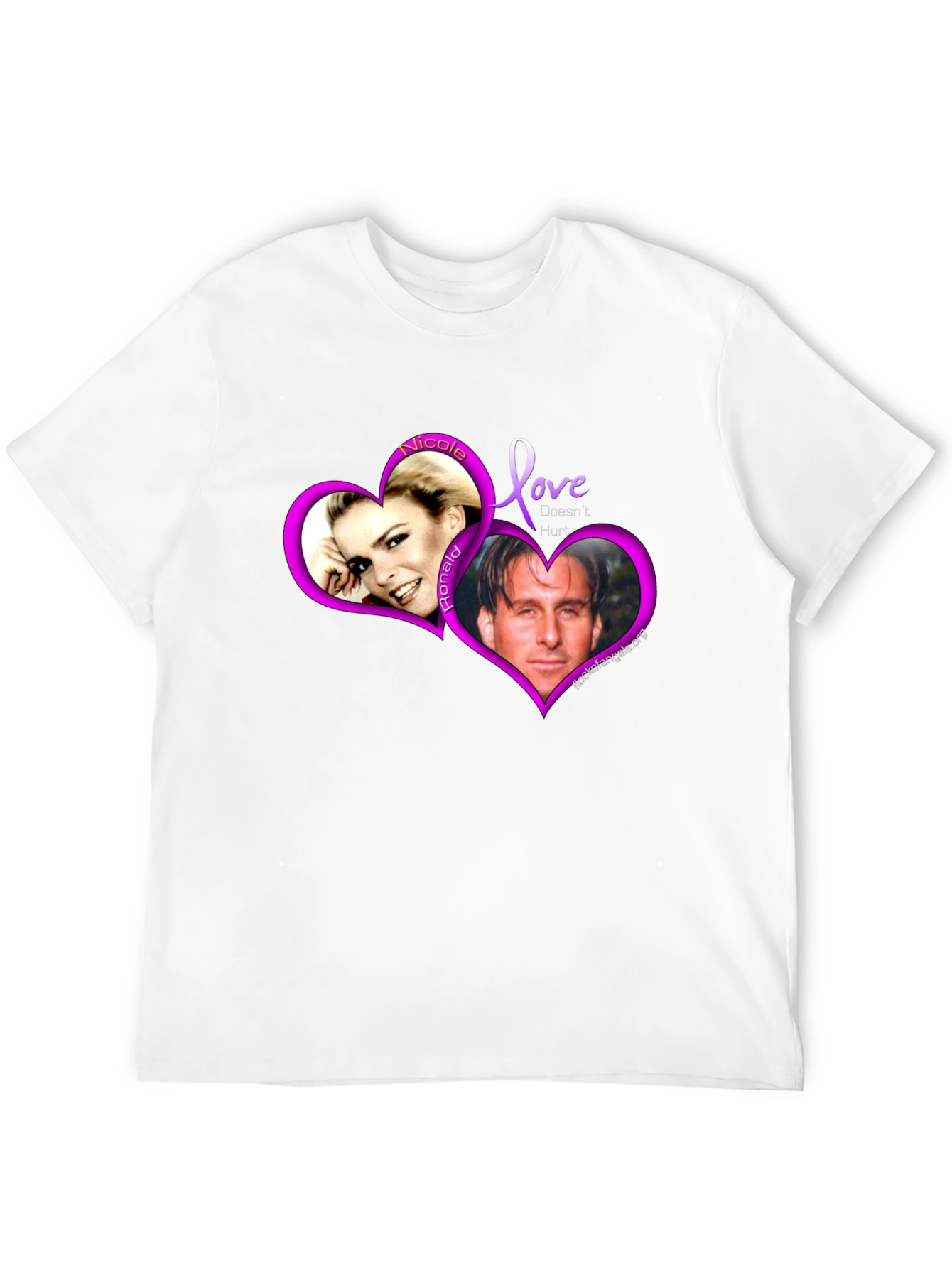 Personalized Love Doesnt Hurt T-Shirt