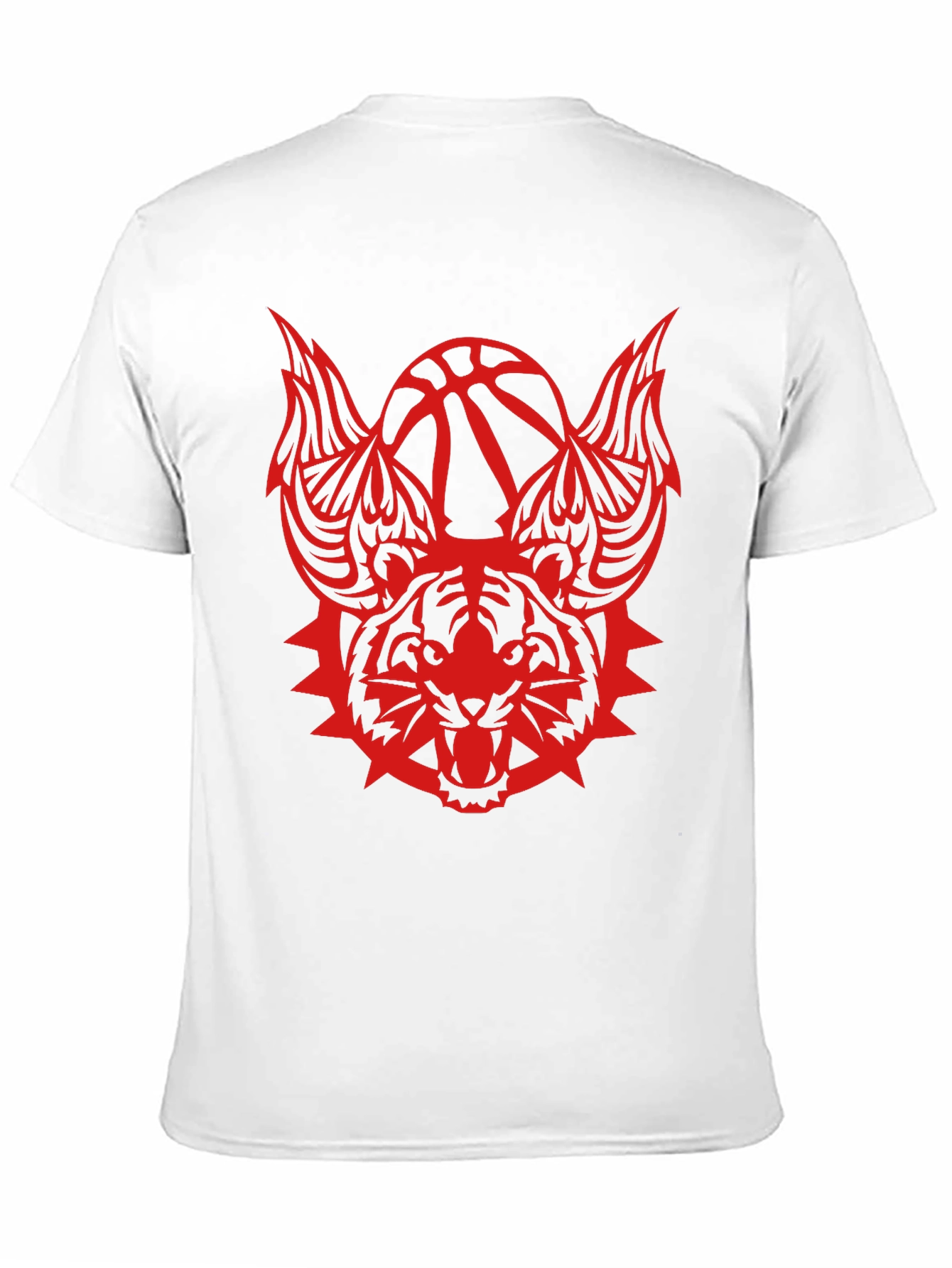 Mens Graphic Tee - Tiger Basketball Design