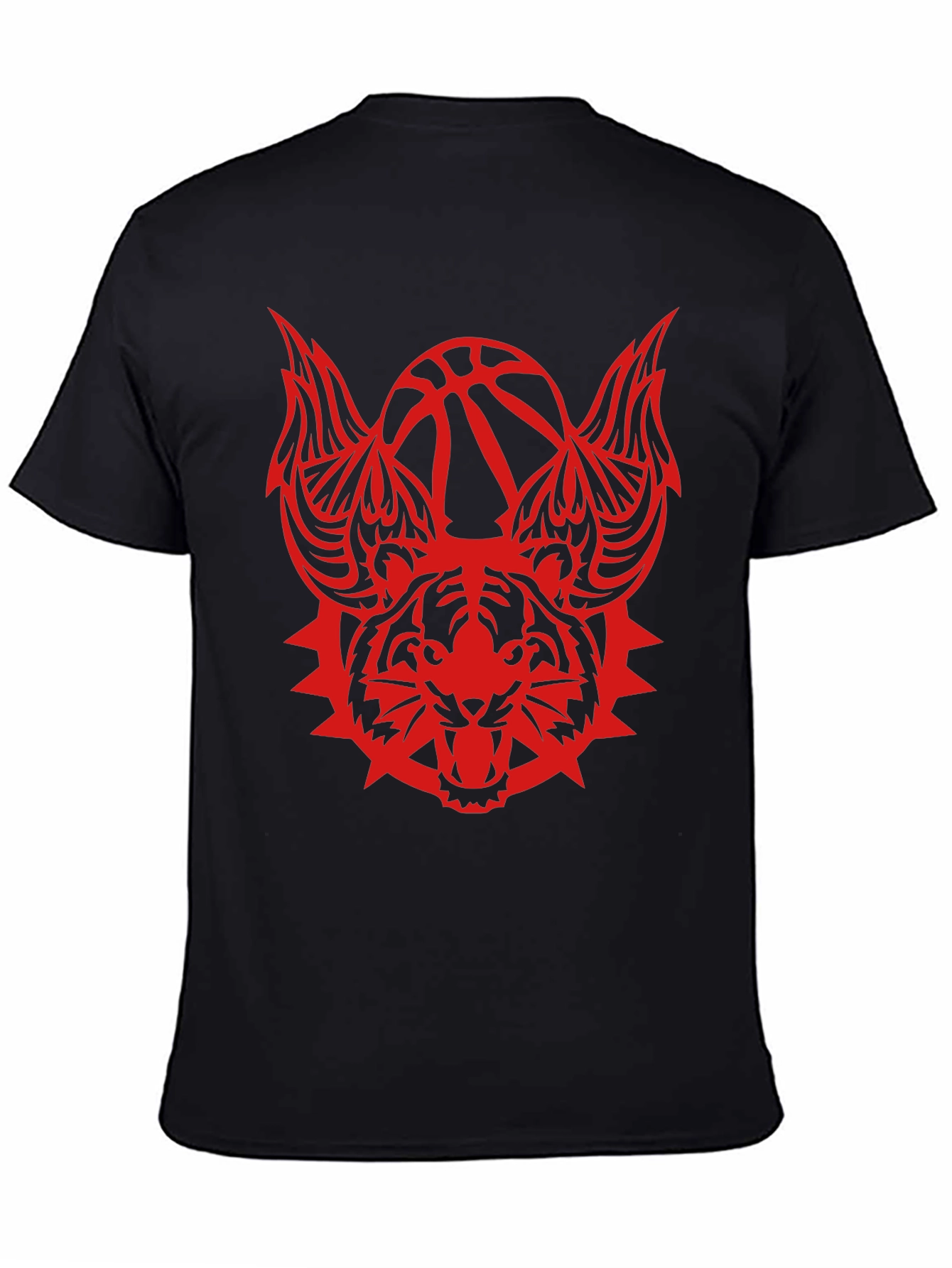 Mens Graphic Tee - Tiger Basketball Design