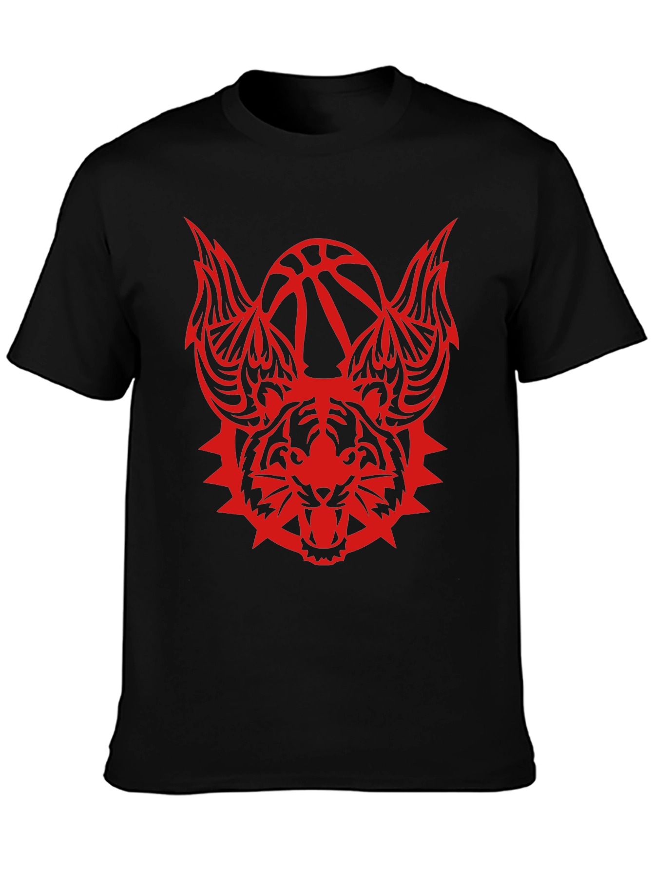 Mens Graphic Tee - Tiger Basketball Design