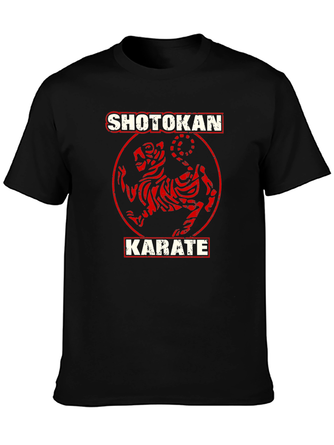 Shotokan Karate Tiger Graphic Tee - Classic Martial Arts Style