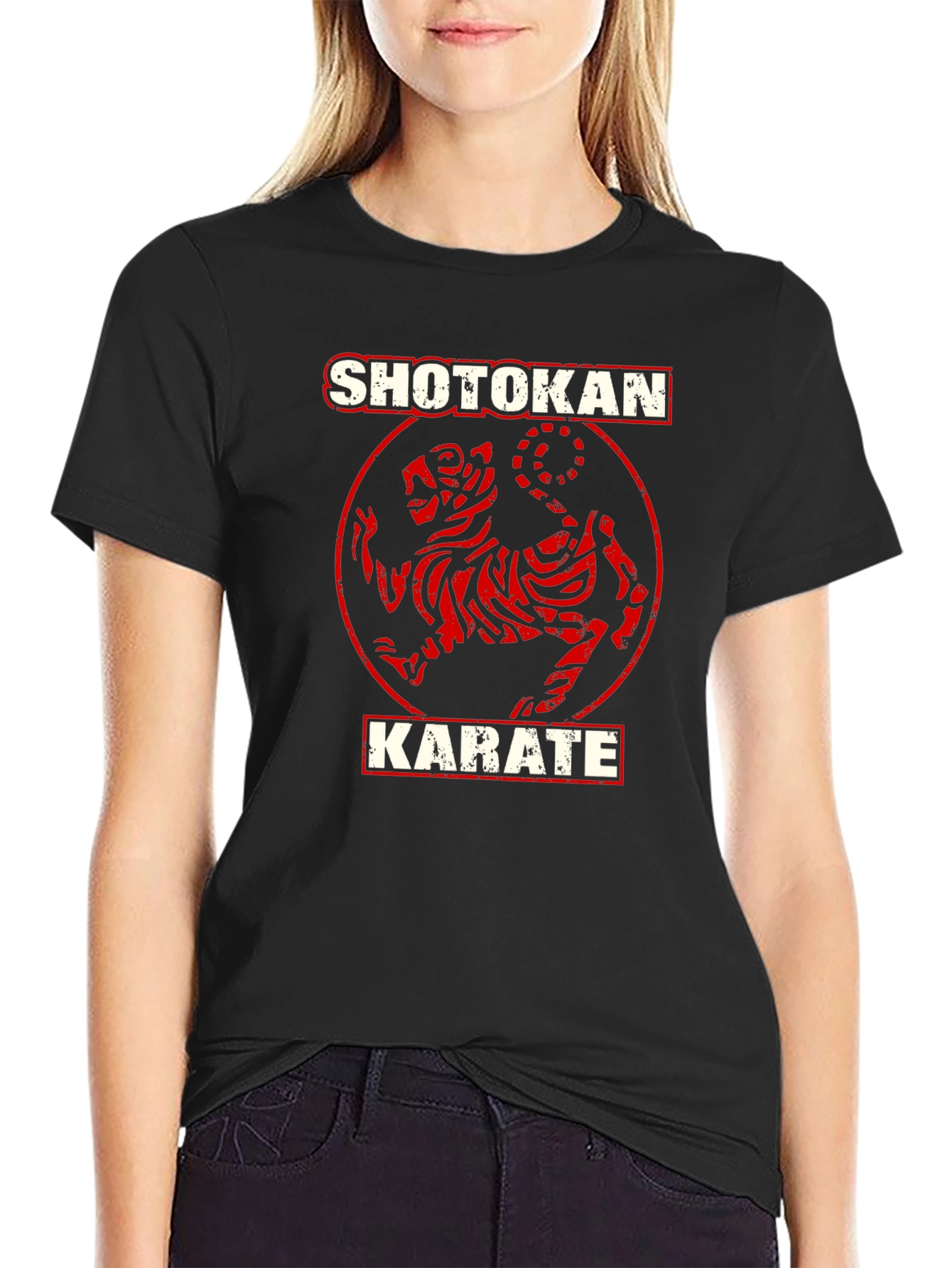 Shotokan Karate Tiger Graphic Tee - Classic Martial Arts Style