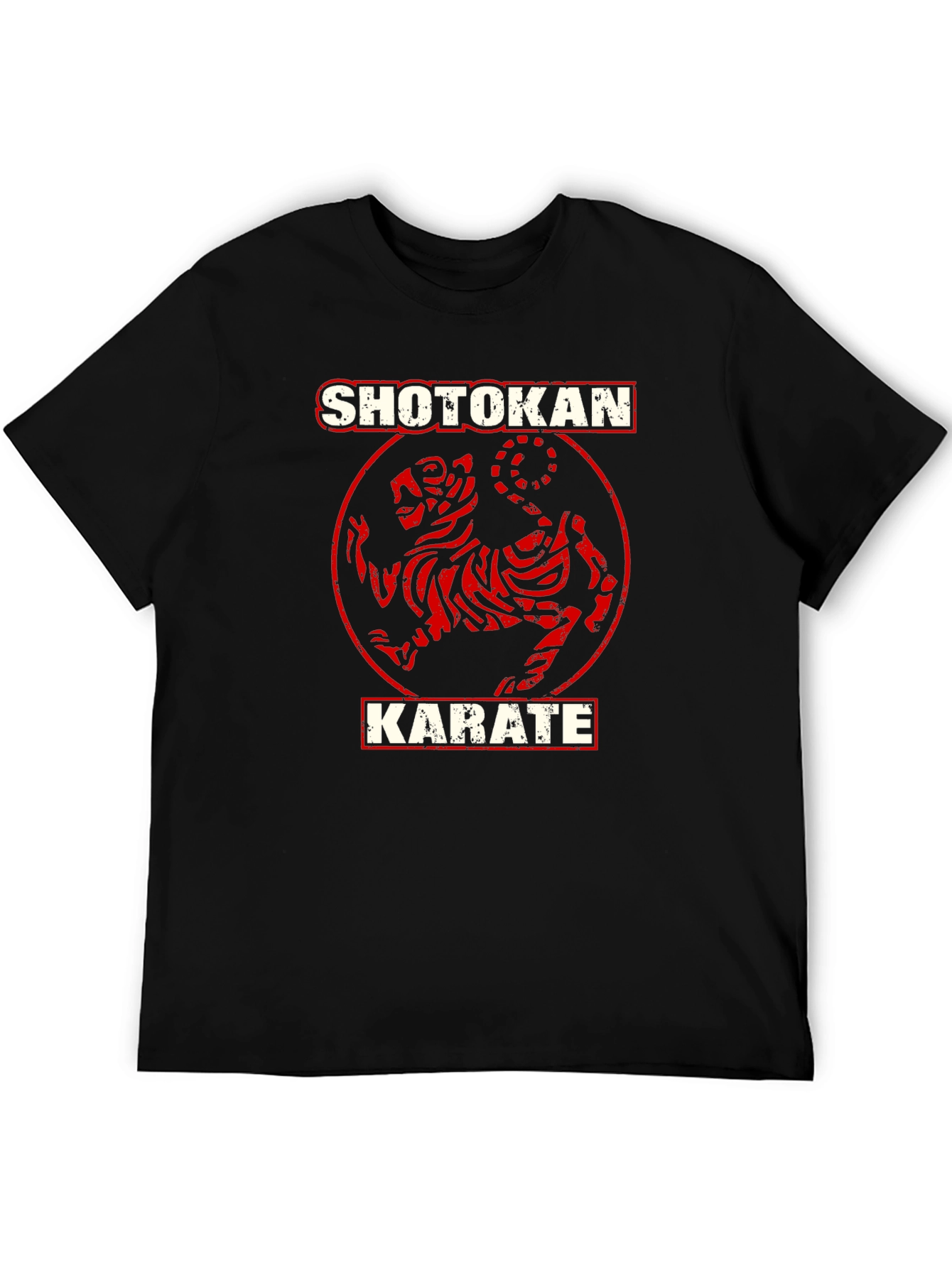 Shotokan Karate Tiger Graphic Tee - Classic Martial Arts Style