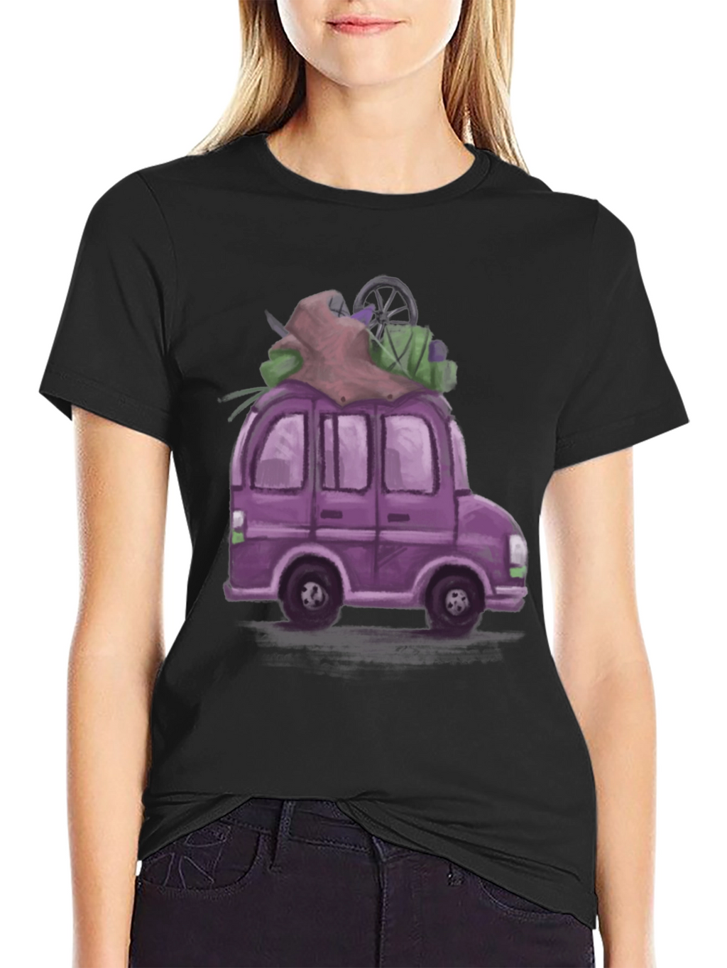 Purple Van T-Shirt - Adventure Ready!