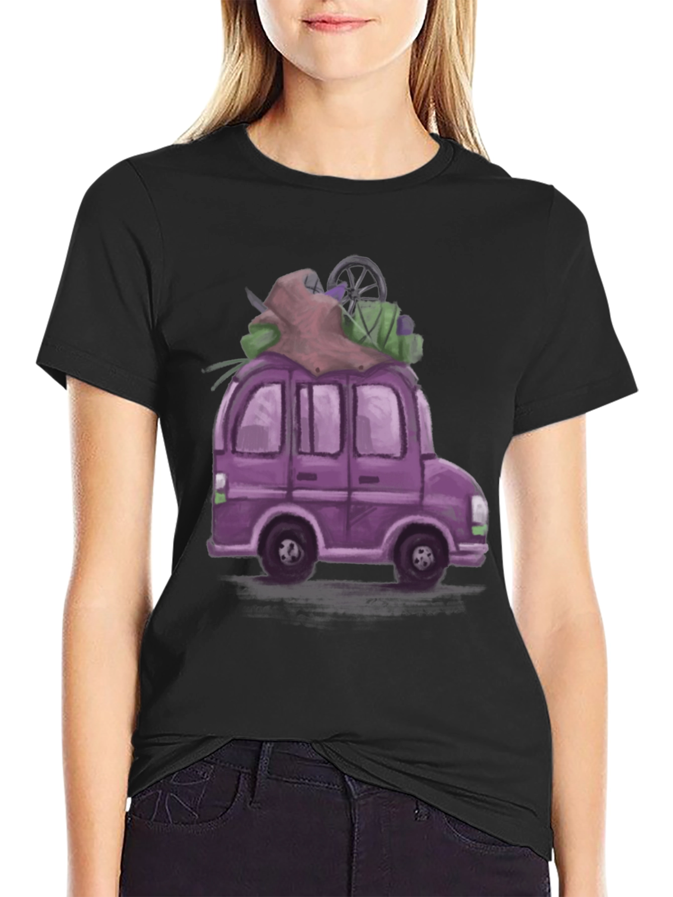 Purple Van T-Shirt - Adventure Ready!