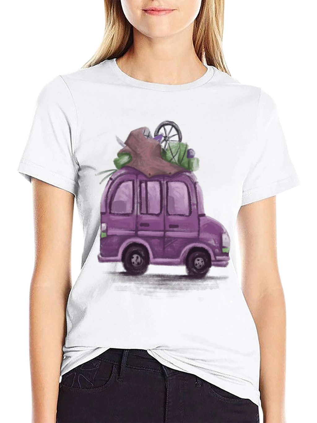 Purple Van T-Shirt - Adventure Ready!
