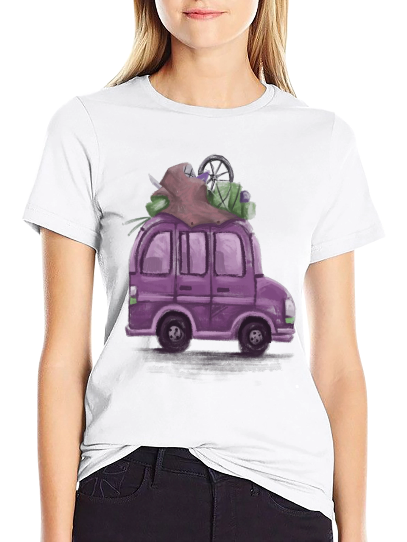 Purple Van T-Shirt - Adventure Ready!