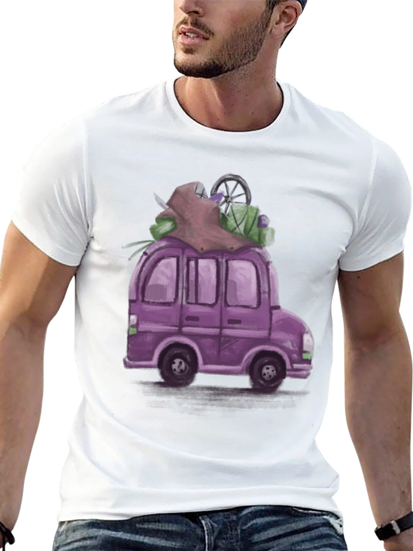 Purple Van T-Shirt - Adventure Ready!
