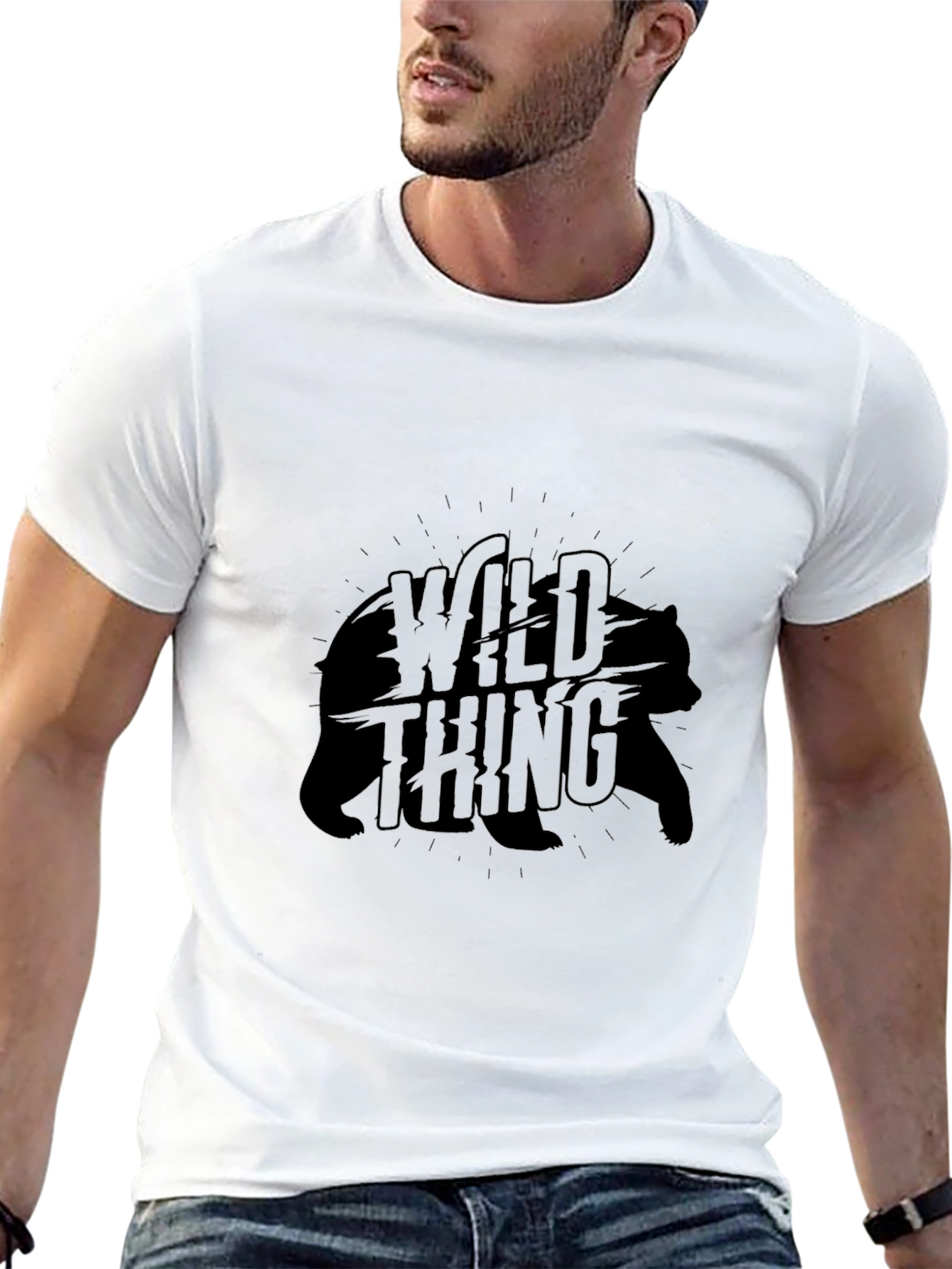 Wild Thing Bear Graphic T-Shirt