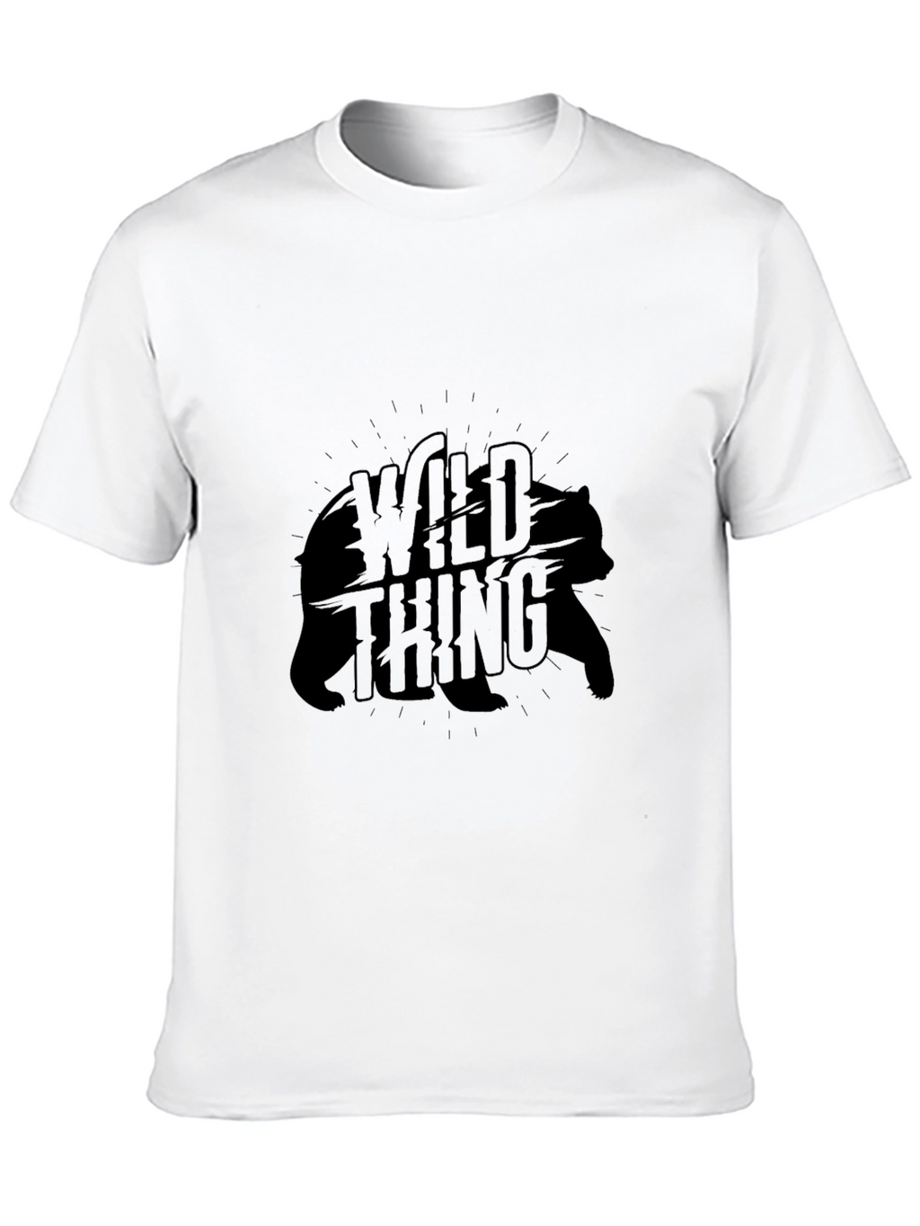Wild Thing Bear Graphic T-Shirt