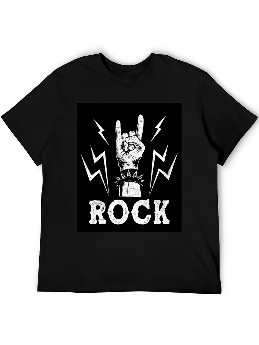 Rock On! Graphic Print T-Shirt