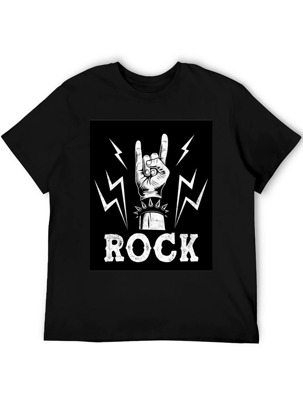 Rock On! Graphic Print T-Shirt
