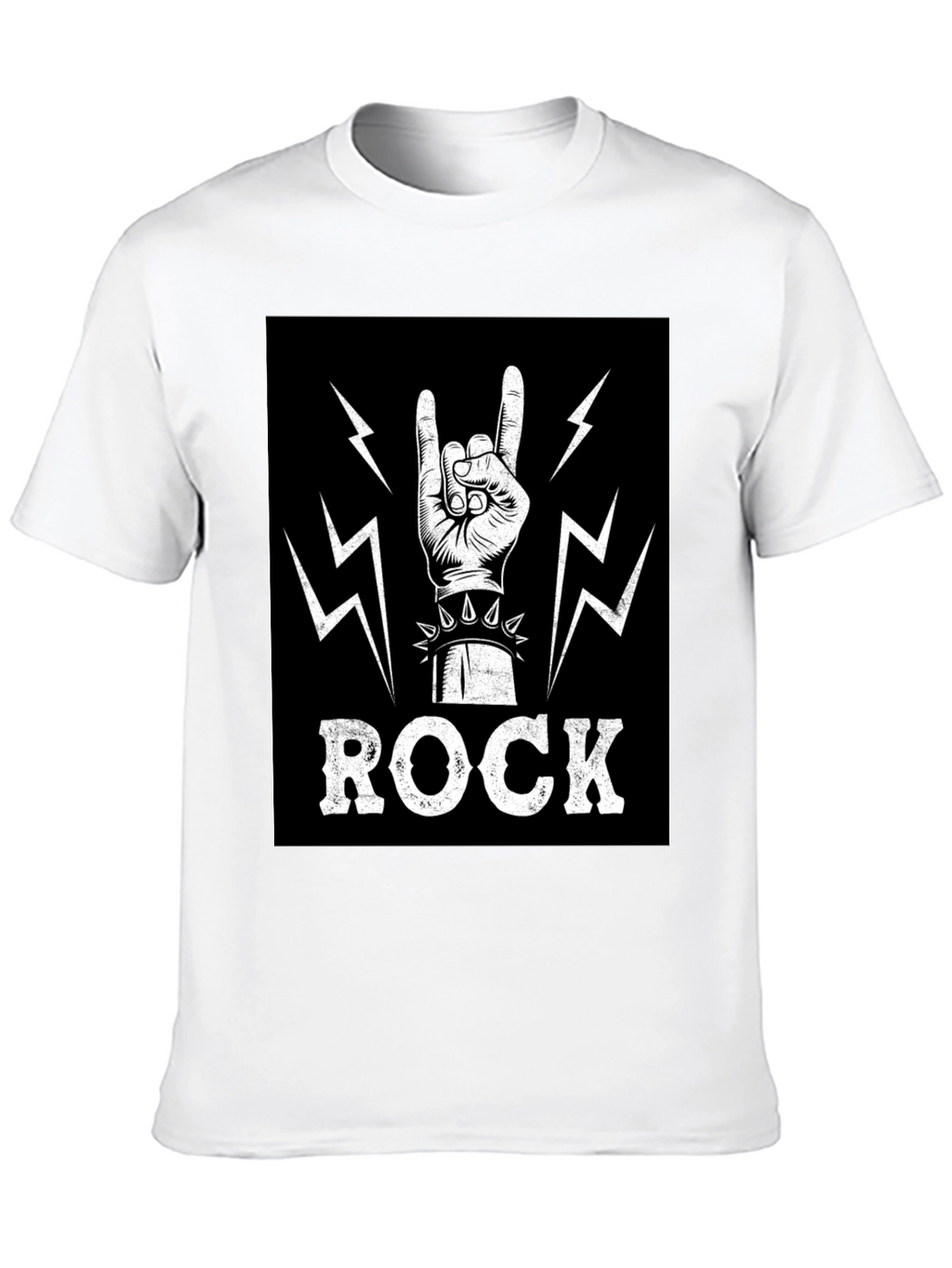 Rock On! Graphic Print T-Shirt