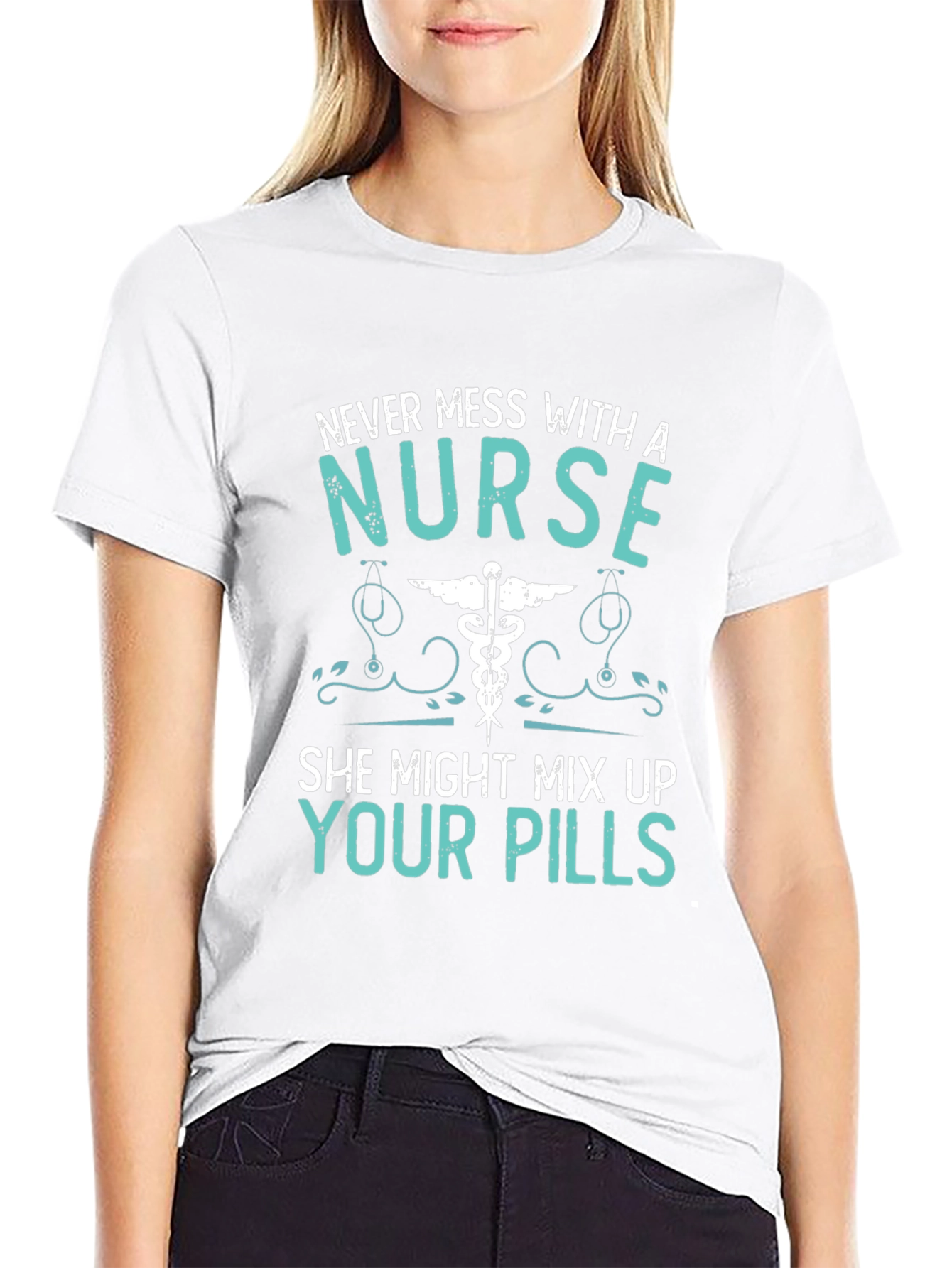 Nurse Mix Up Your Pills Graphic Tee