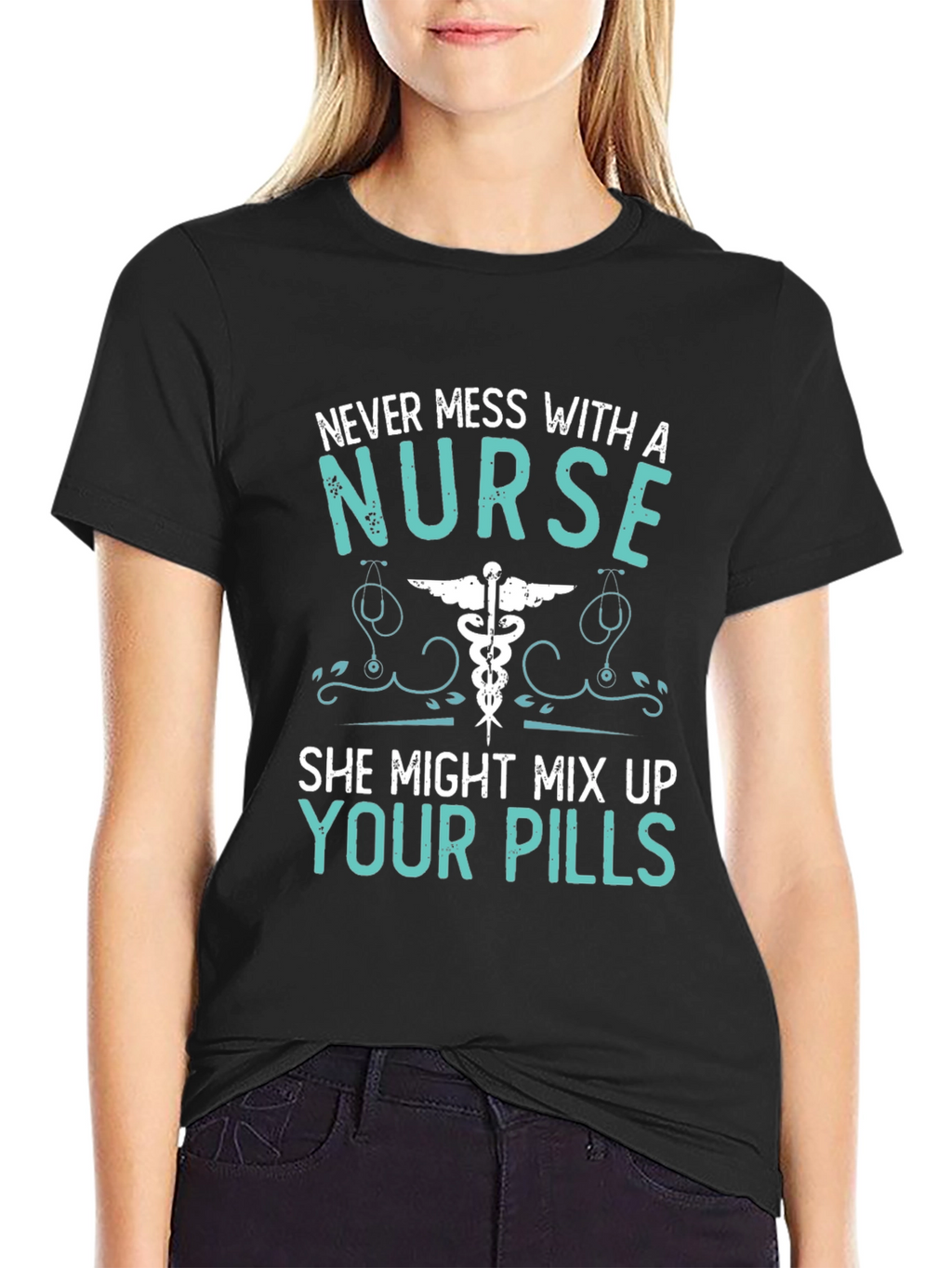 Nurse Mix Up Your Pills Graphic Tee