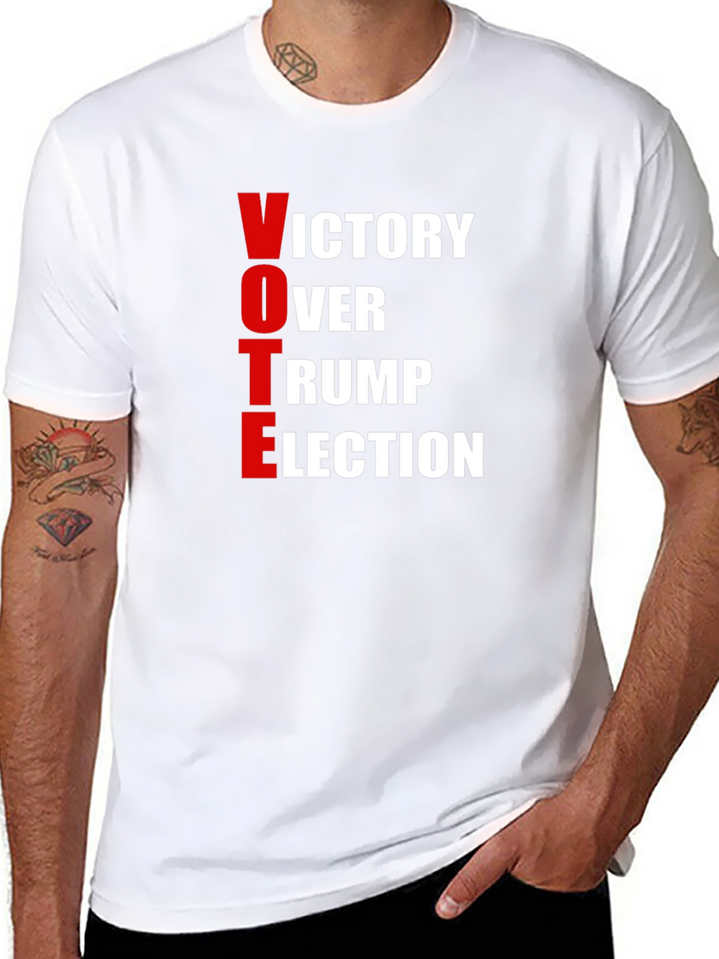 Vote Over Trump Election Graphic Tee