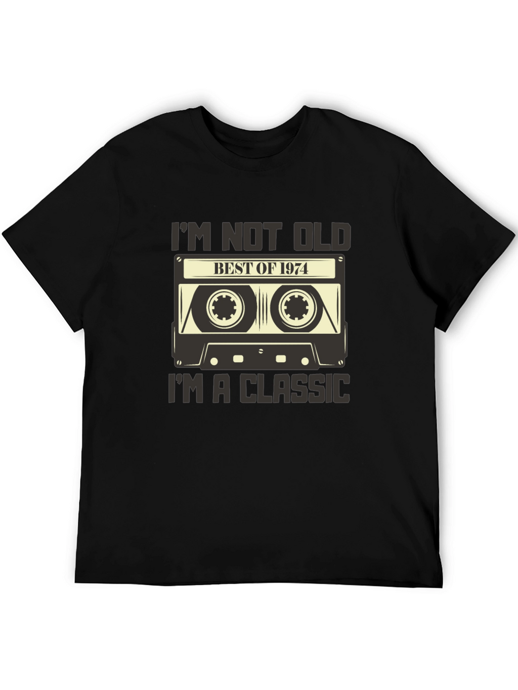 Classic 1974 Cassette Tape Graphic Tee