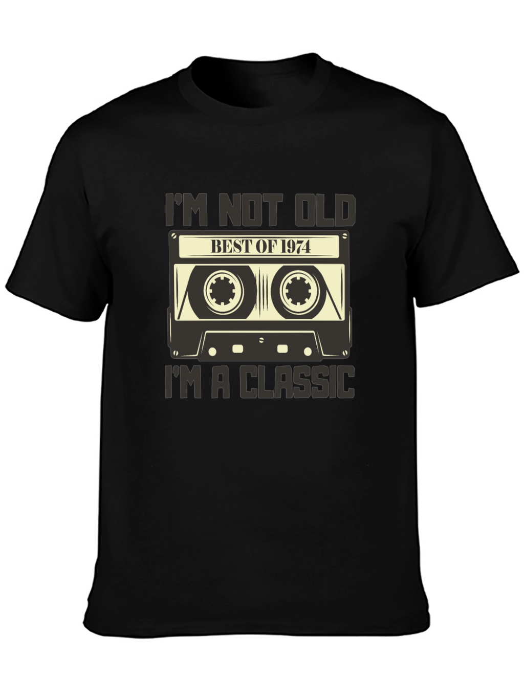Classic 1974 Cassette Tape Graphic Tee