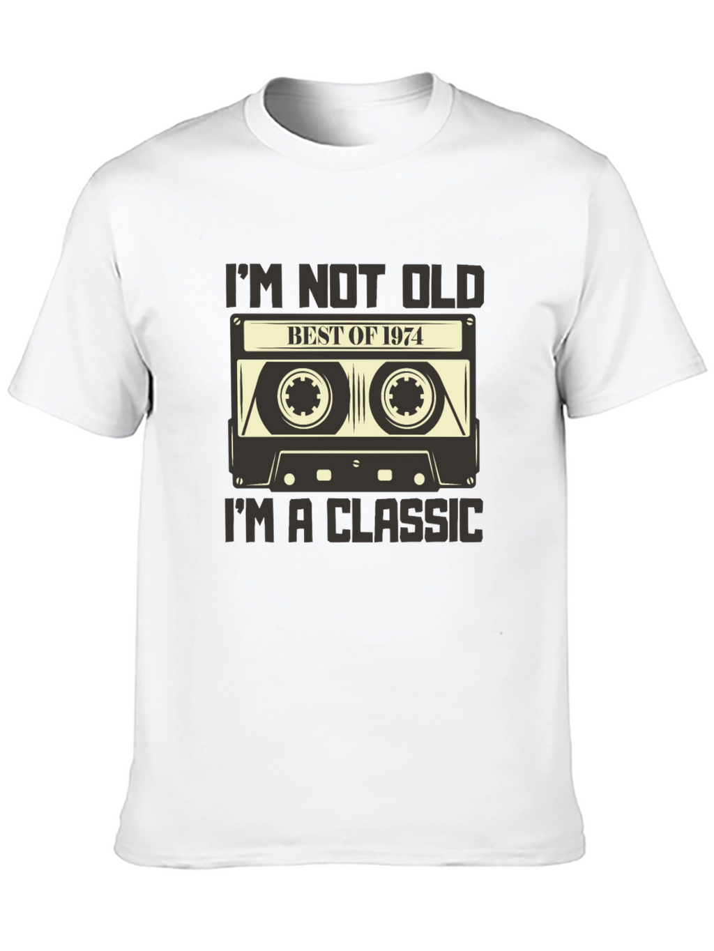 Classic 1974 Cassette Tape Graphic Tee