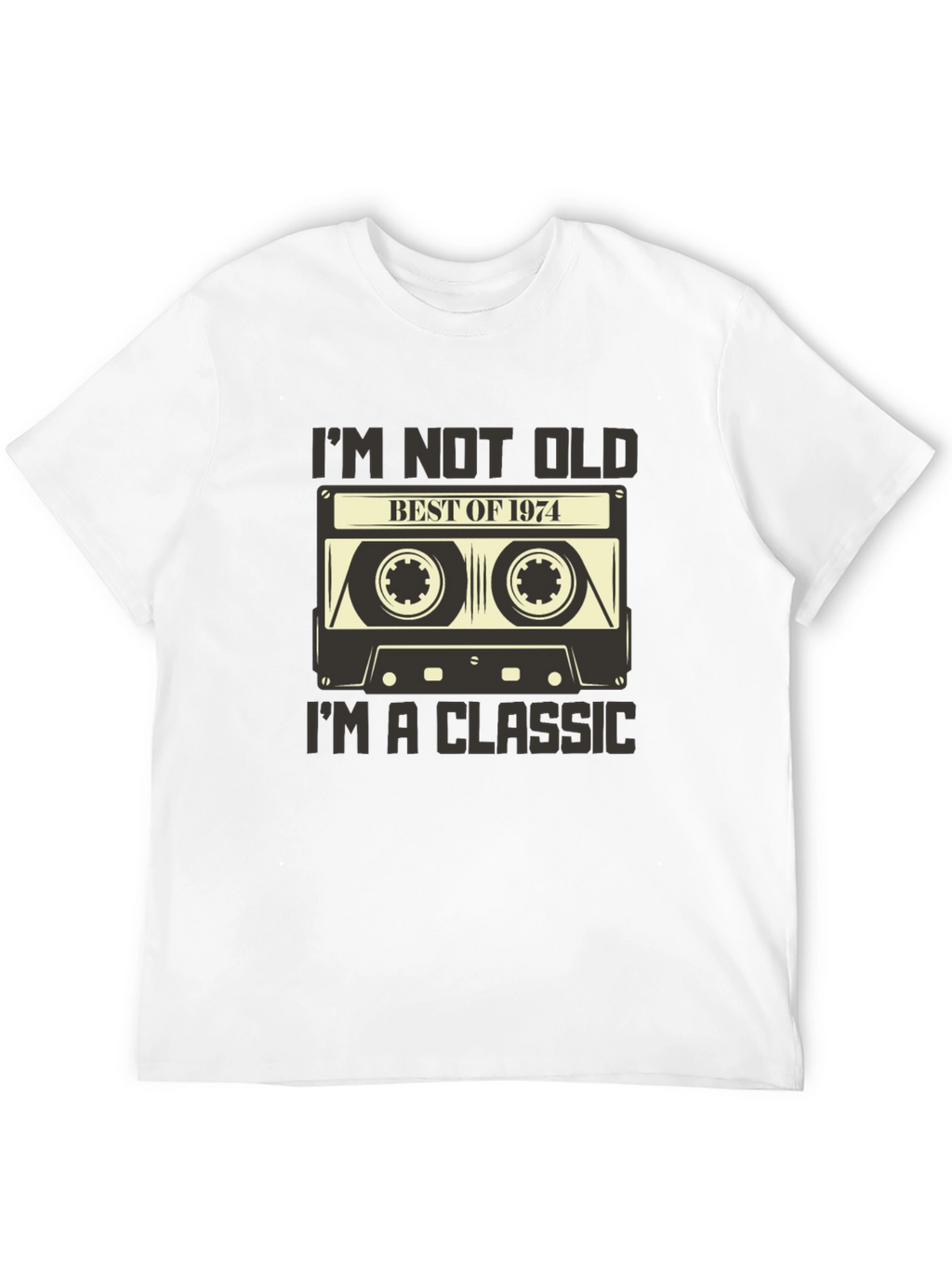Classic 1974 Cassette Tape Graphic Tee