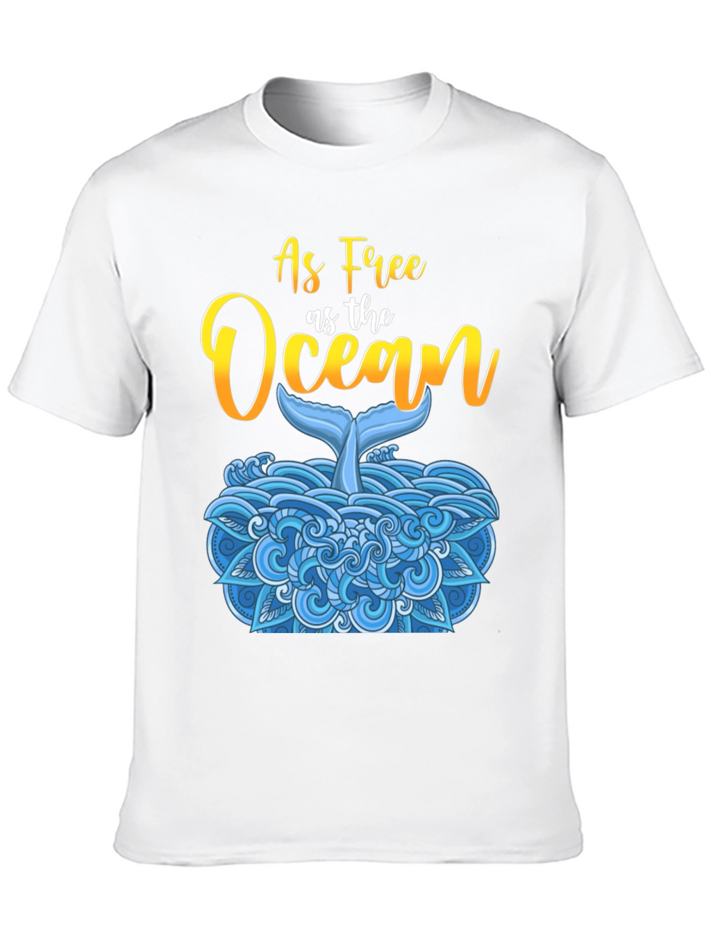 Ocean Freedom T-Shirt - Stylish Whale Design