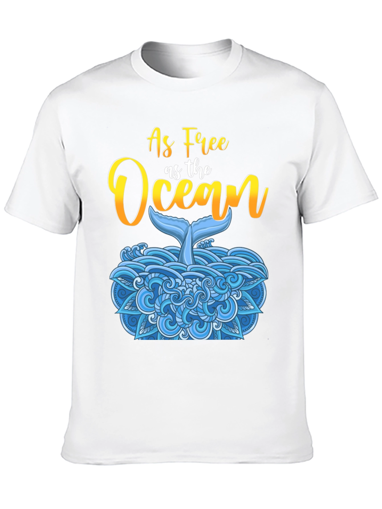 Ocean Freedom T-Shirt - Stylish Whale Design