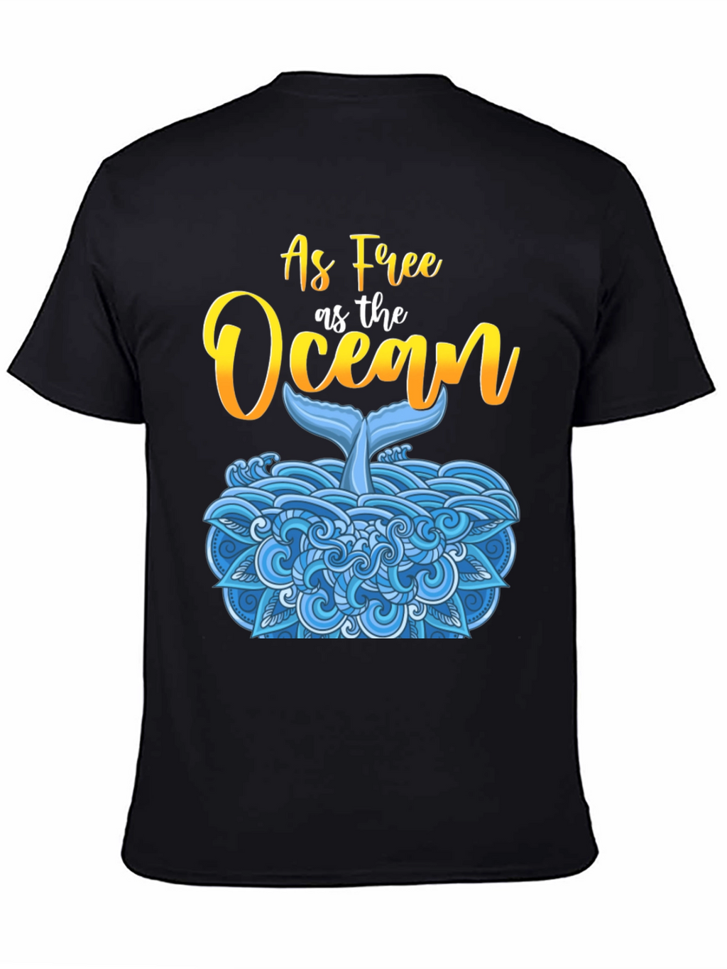 Ocean Freedom T-Shirt - Stylish Whale Design