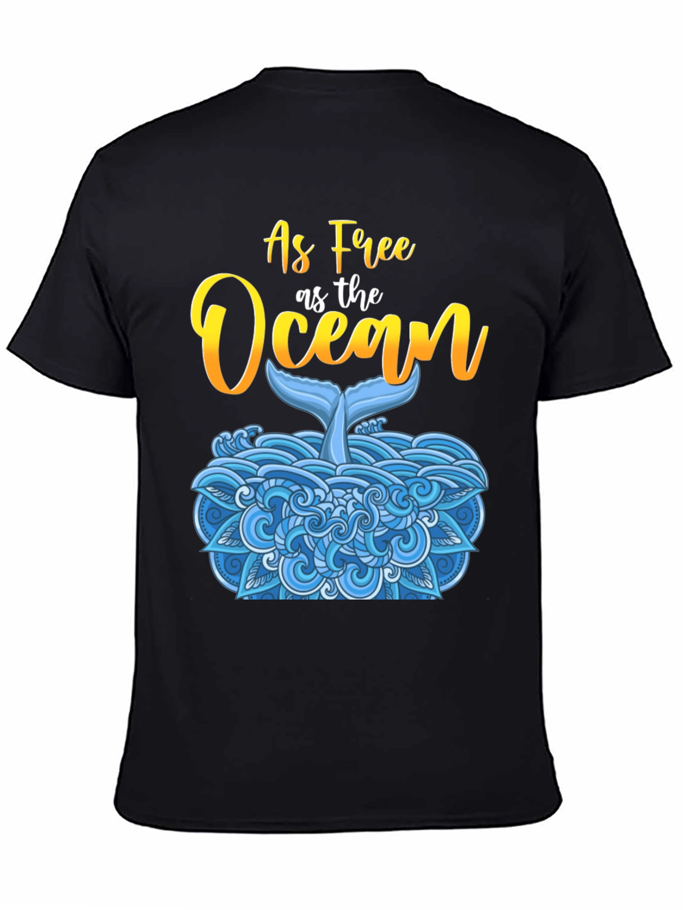 Ocean Freedom T-Shirt - Stylish Whale Design
