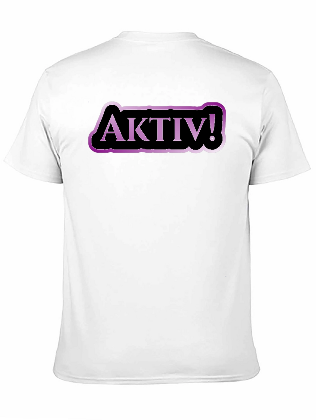 Aktiv! Graphic Tee - Black Cotton T-Shirt