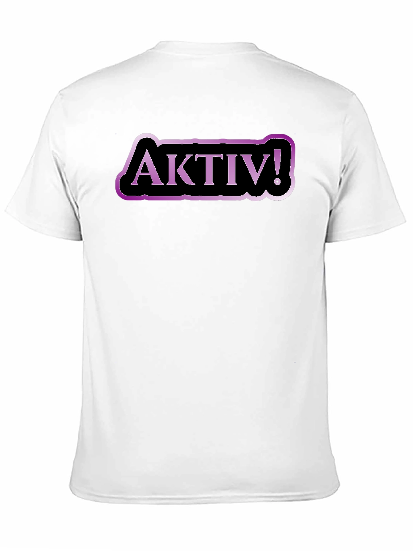 Aktiv! Graphic Tee - Black Cotton T-Shirt
