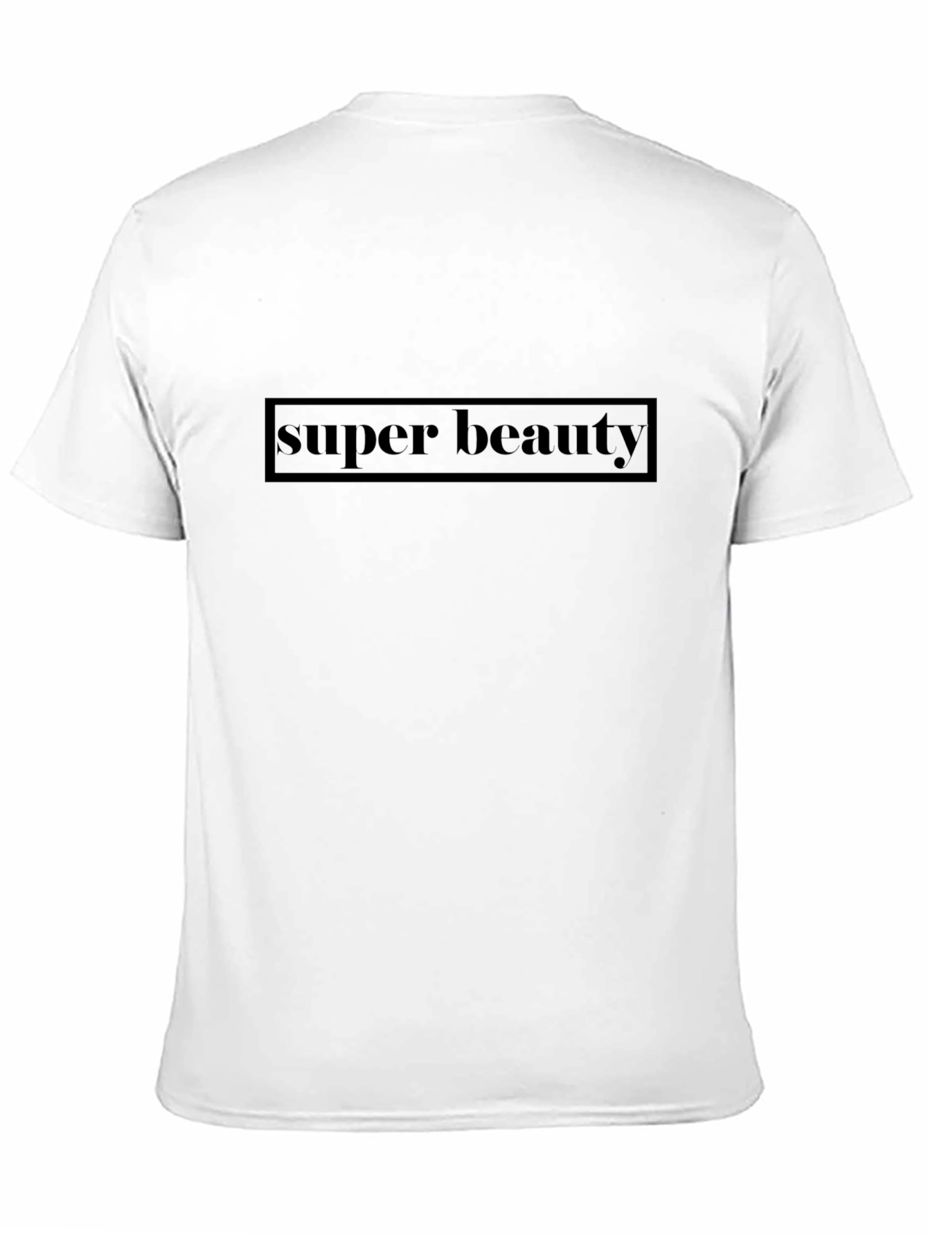 Super Beauty Black Graphic T-Shirt