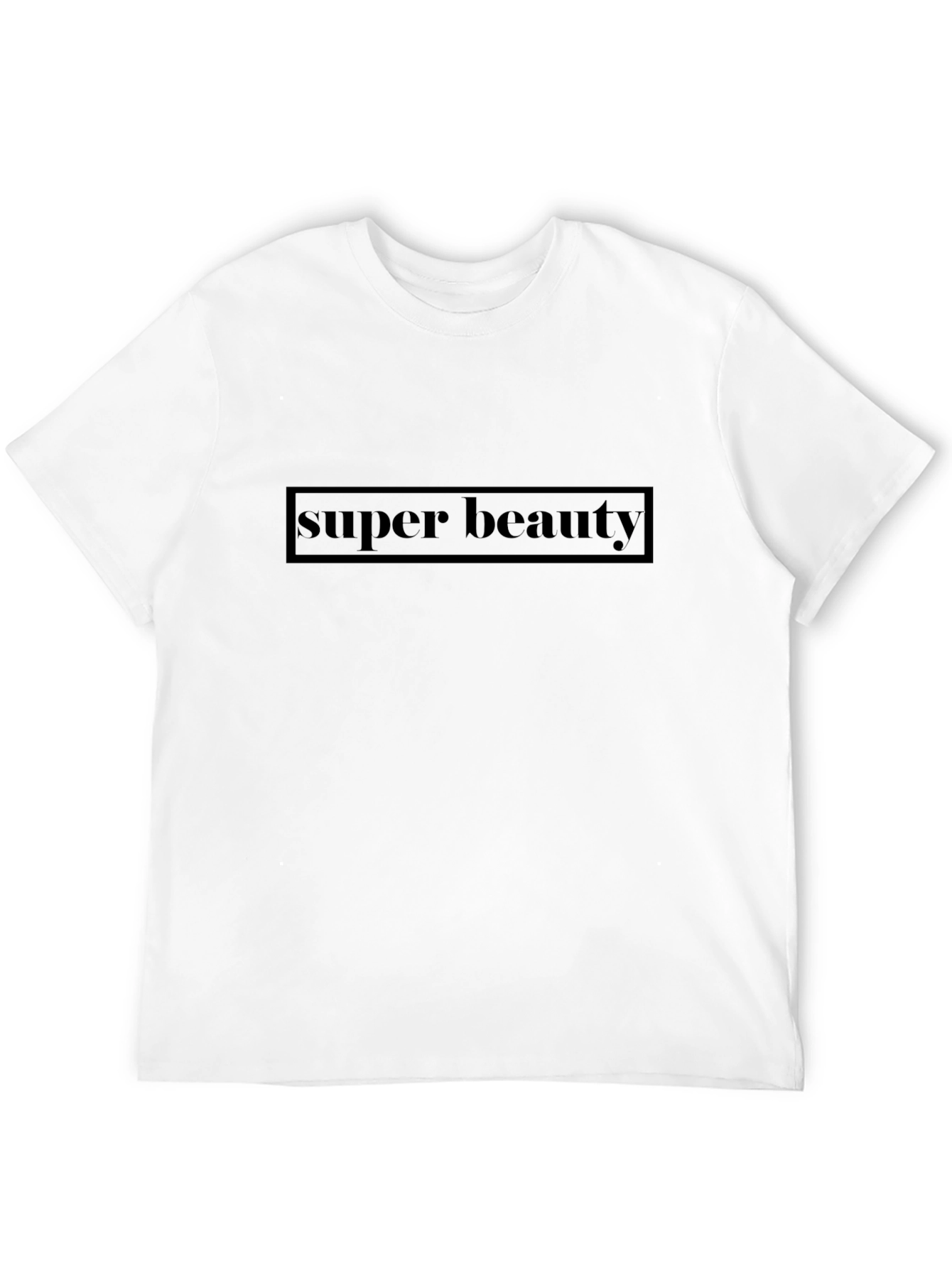 Super Beauty Black Graphic T-Shirt