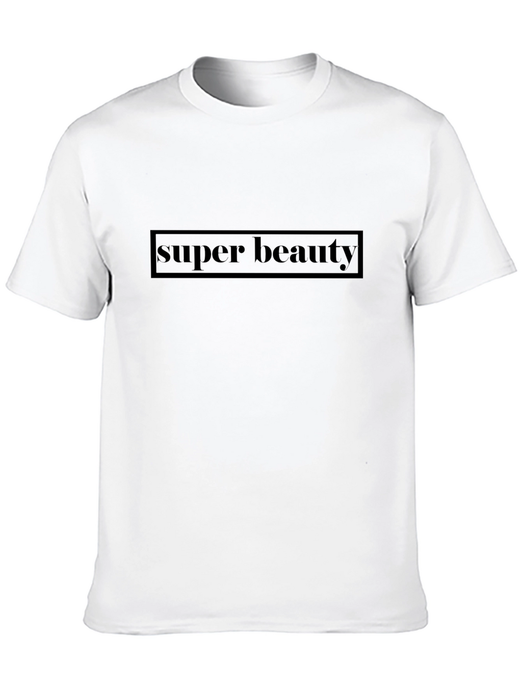 Super Beauty Black Graphic T-Shirt