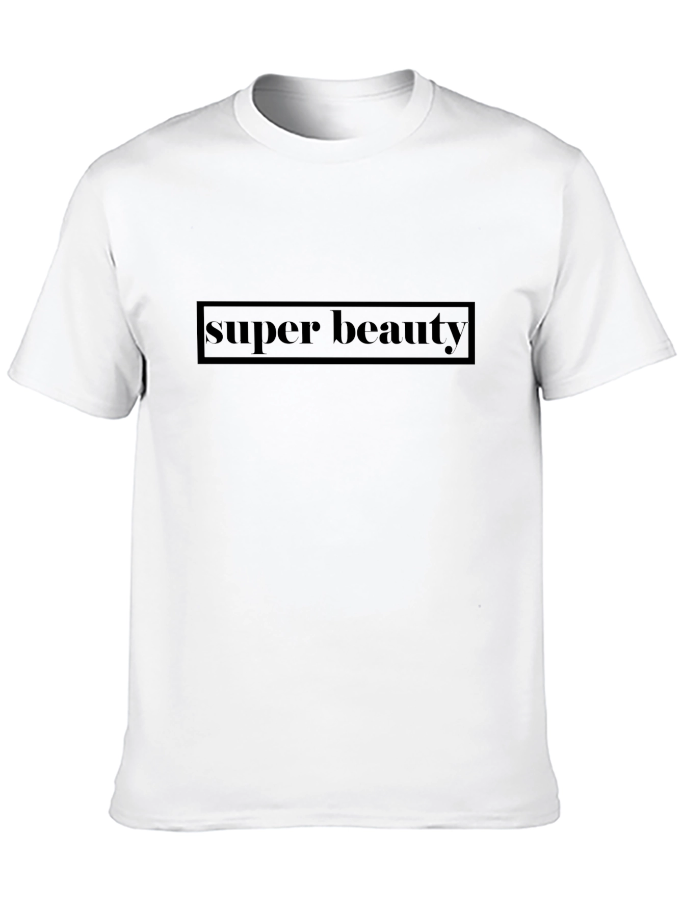 Super Beauty Black Graphic T-Shirt
