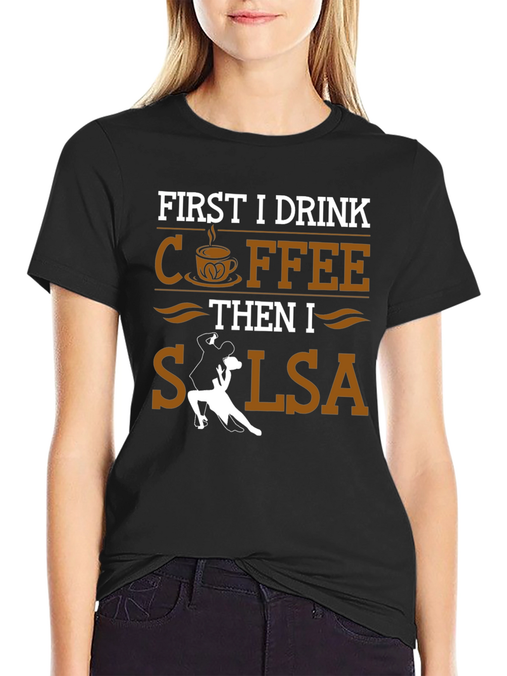 Coffee Then Salsa Dance T-Shirt