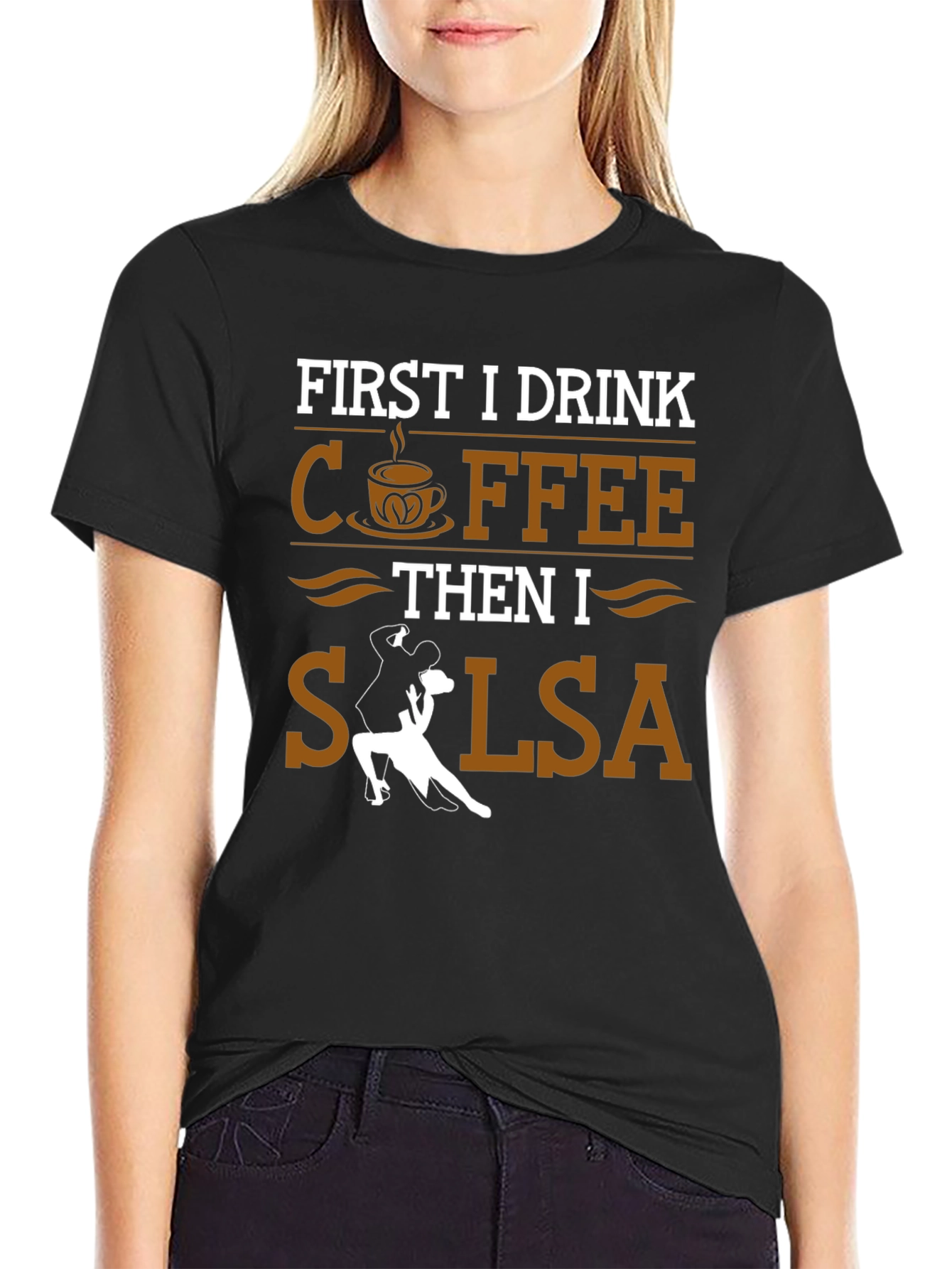 Coffee Then Salsa Dance T-Shirt