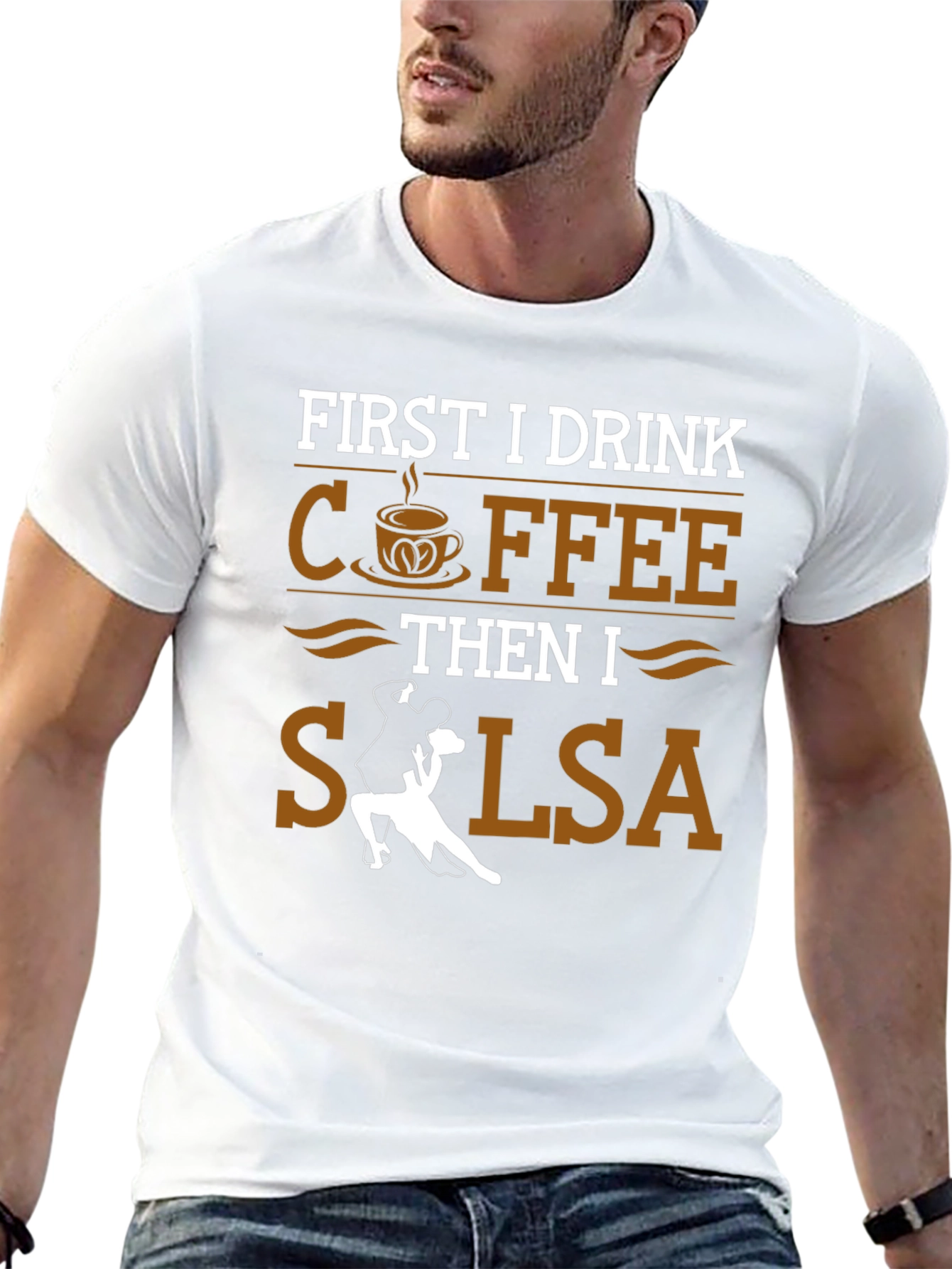 Coffee Then Salsa Dance T-Shirt