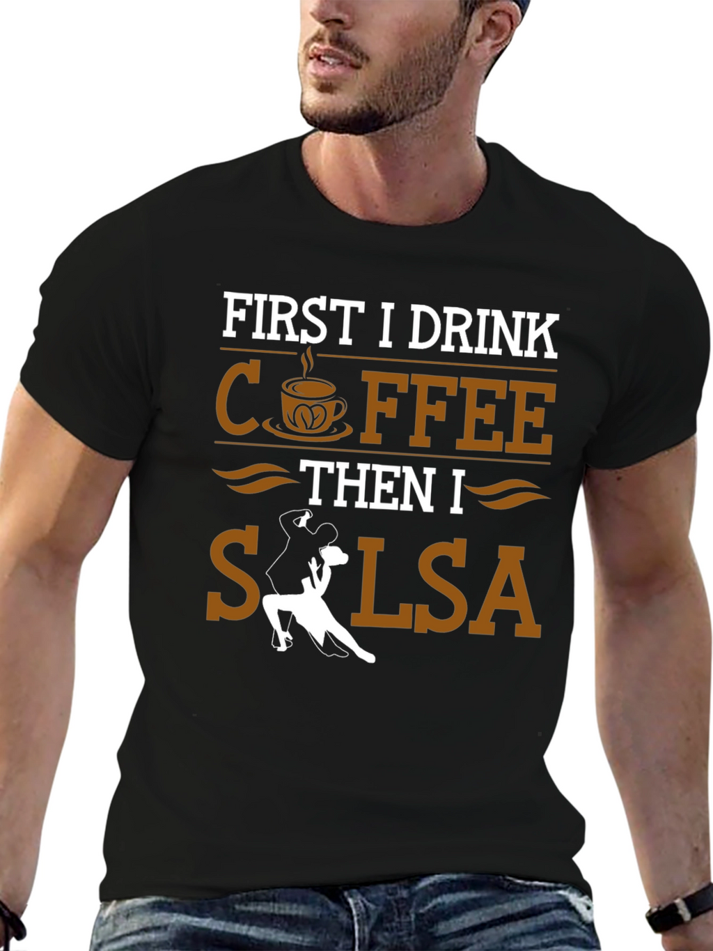 Coffee Then Salsa Dance T-Shirt